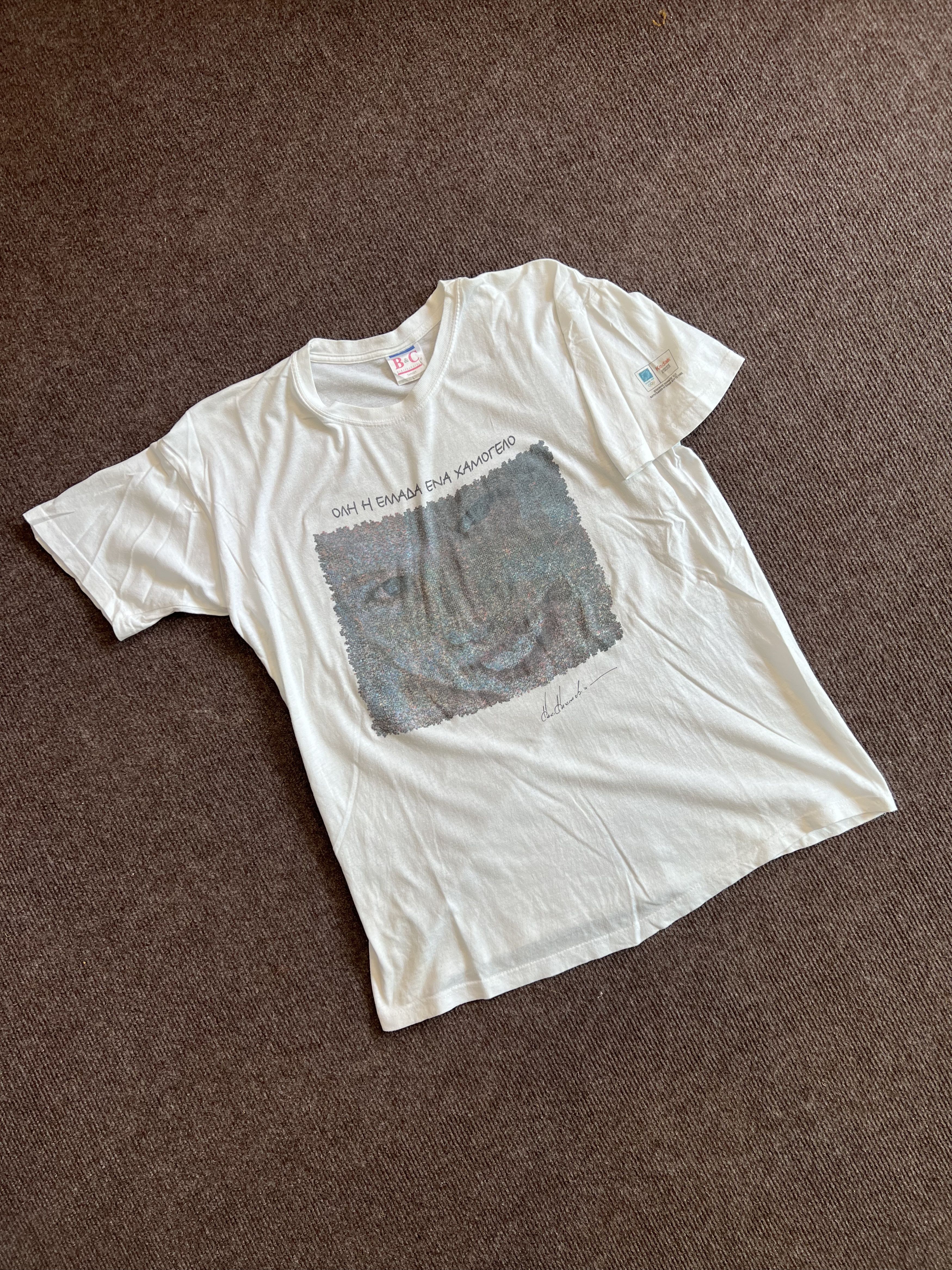 Vintage Vintage 2004 Athens Olympics "All Greece One Smile" Tee L Size US XL / EU 56 / 4 - 2 Thumbnail