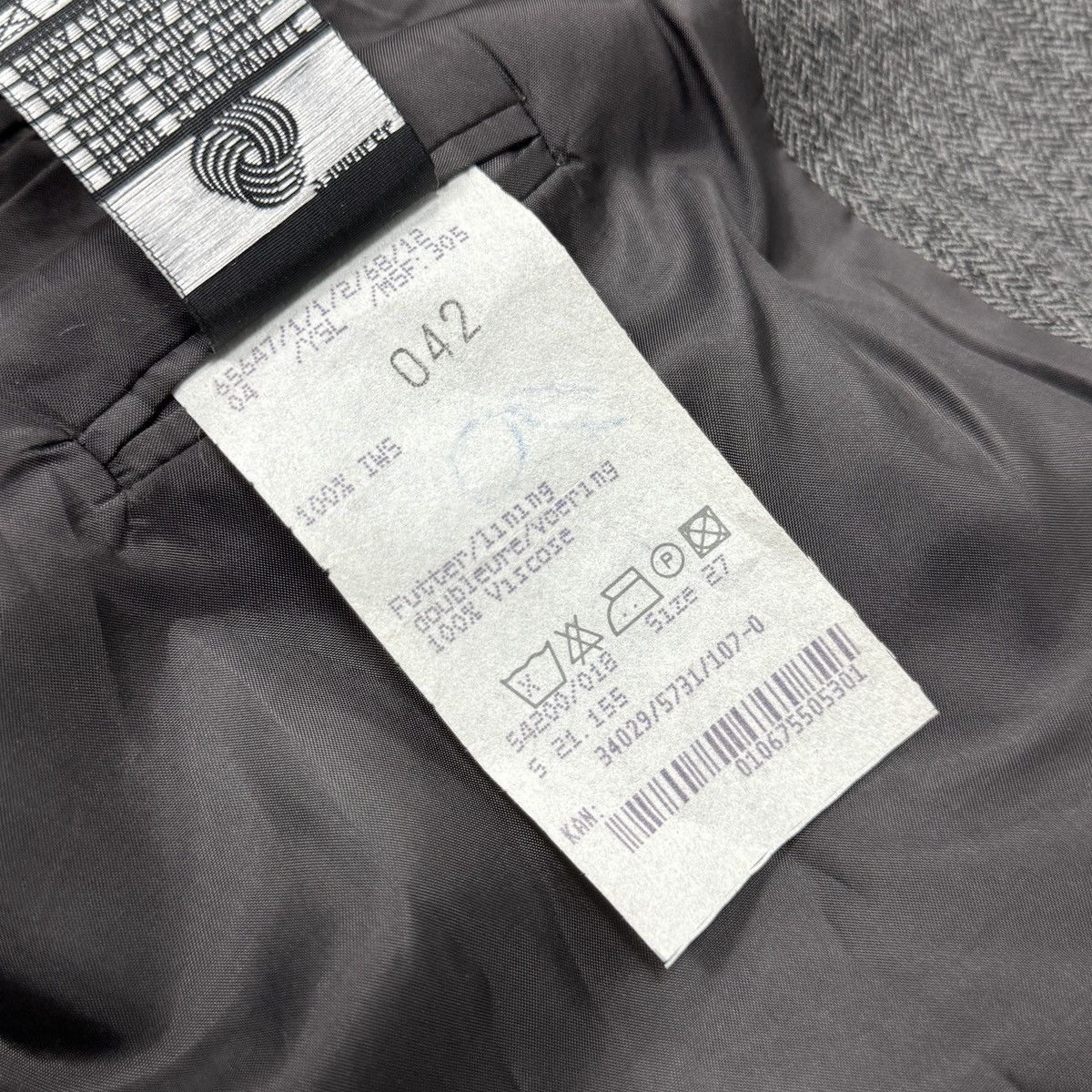 Yves Saint Laurent Vintage Yves Saint Laurent YSL Wool Blazer Men Size 27 Size 52R - 17 Thumbnail
