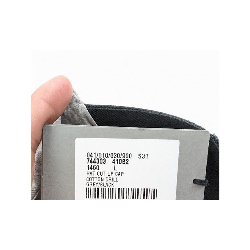 Balenciaga o1rshd1 Size: L / Cut Up Hat / Cap in Gray/Black Size ONE SIZE - 19 Thumbnail