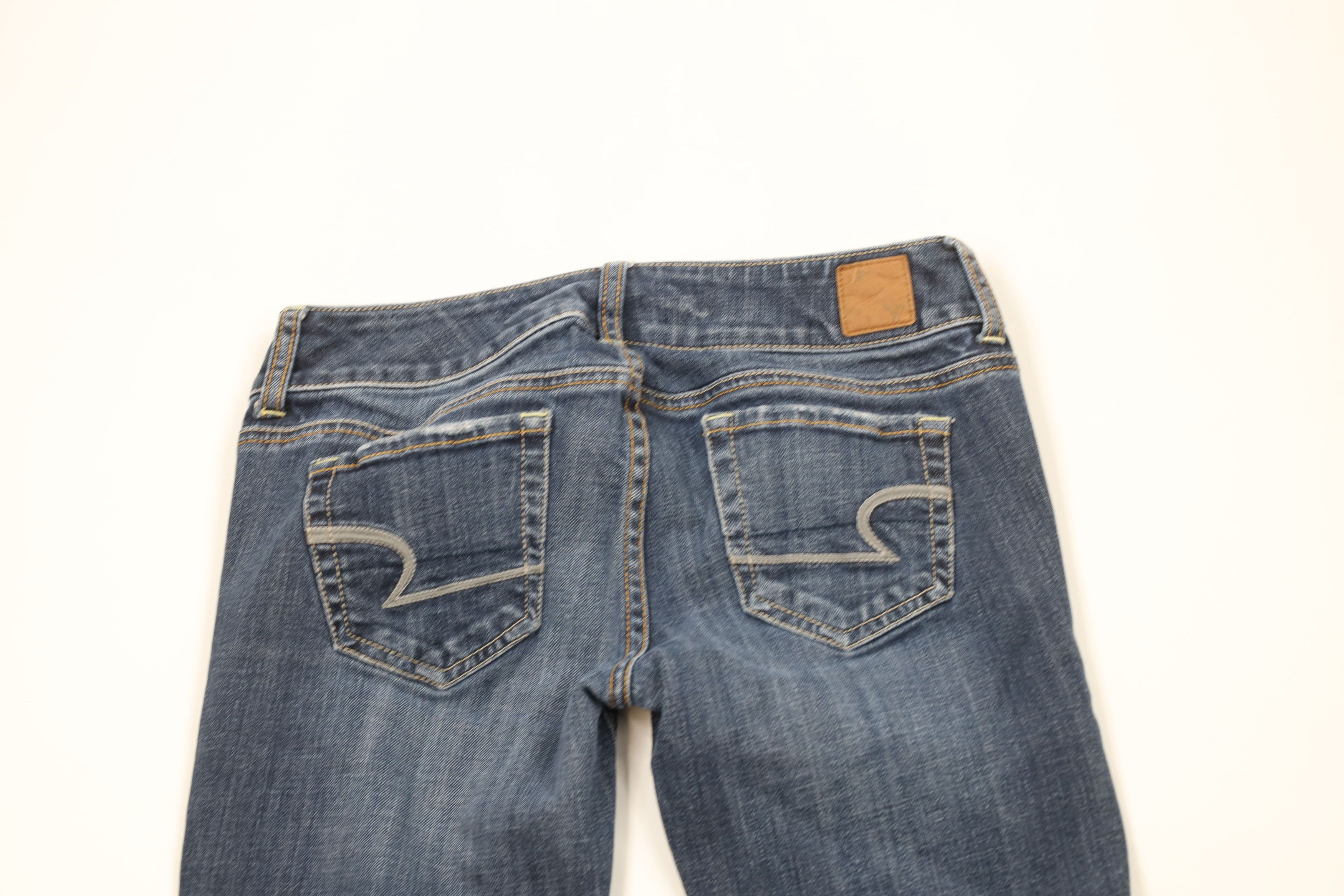 American Eagle Outfitters × Vintage Vintage Y2K American Eagle Outfitters Babydoll Flared Jeans Size 26" / US 2 / IT 38 - 12 Thumbnail