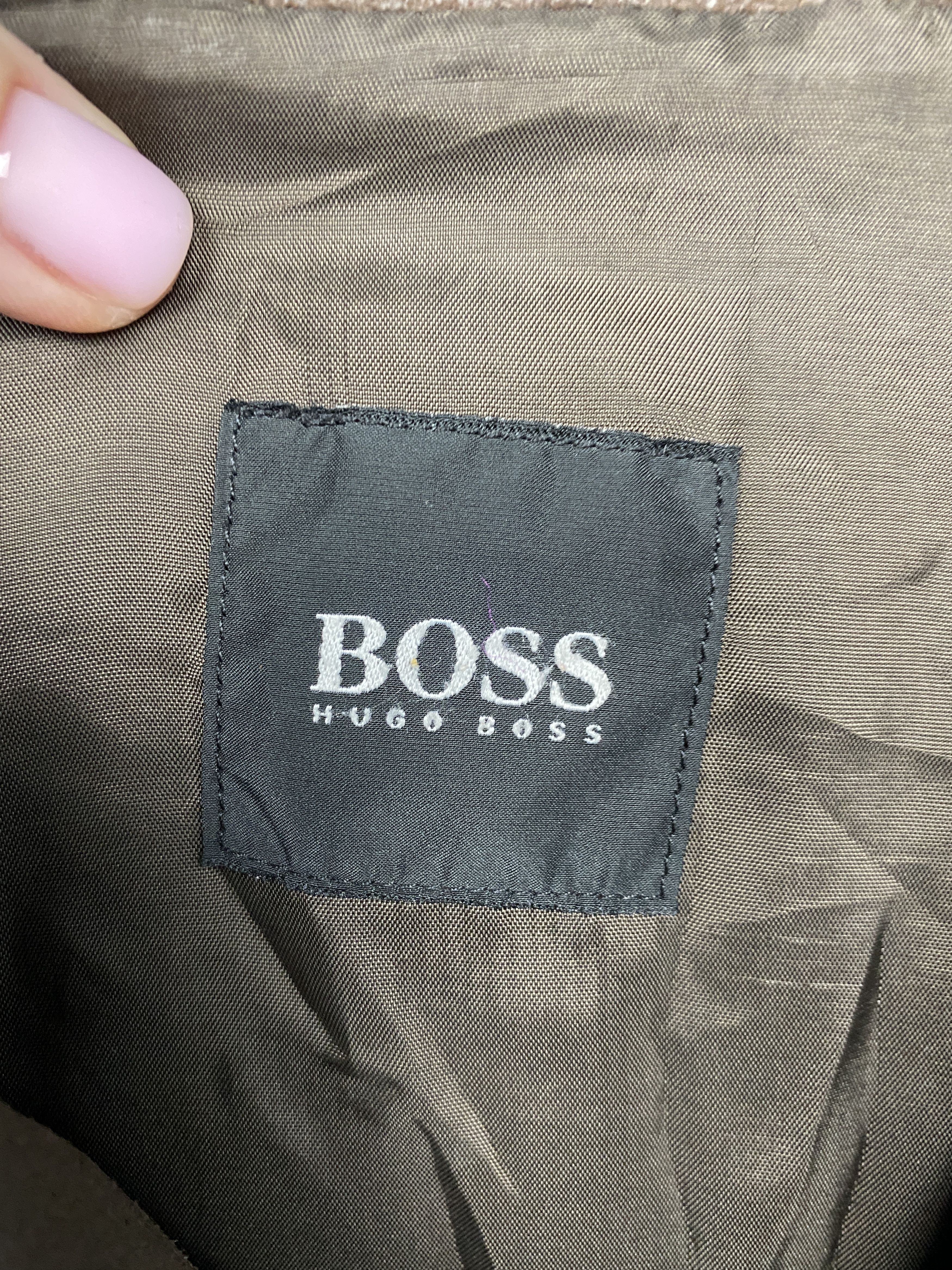 Hugo Boss Hugo Boss Vintage Mens Leather Jacket Size US L / EU 52-54 / 3 - 3 Thumbnail