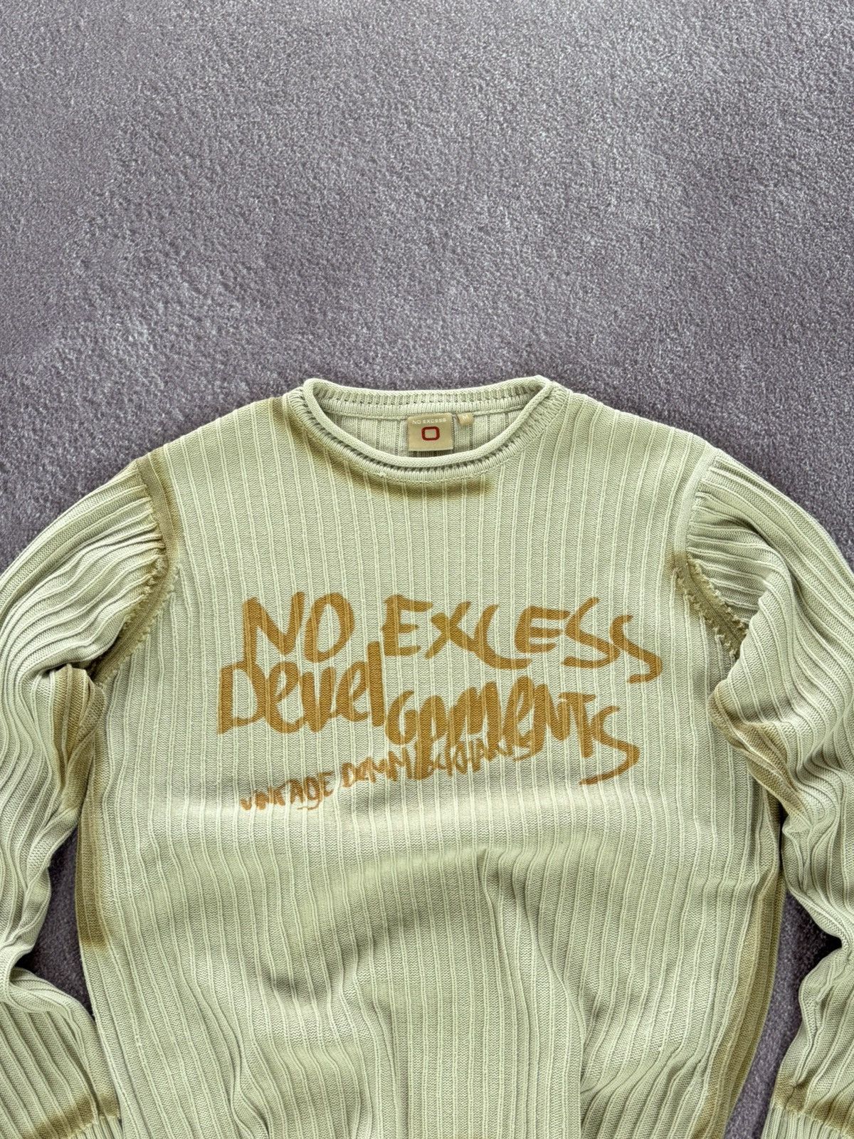 Japanese Brand Y2K Japan Vibe Ribbed Knit Streetwear Sweater Size US M / EU 48-50 / 2 - 2 Thumbnail
