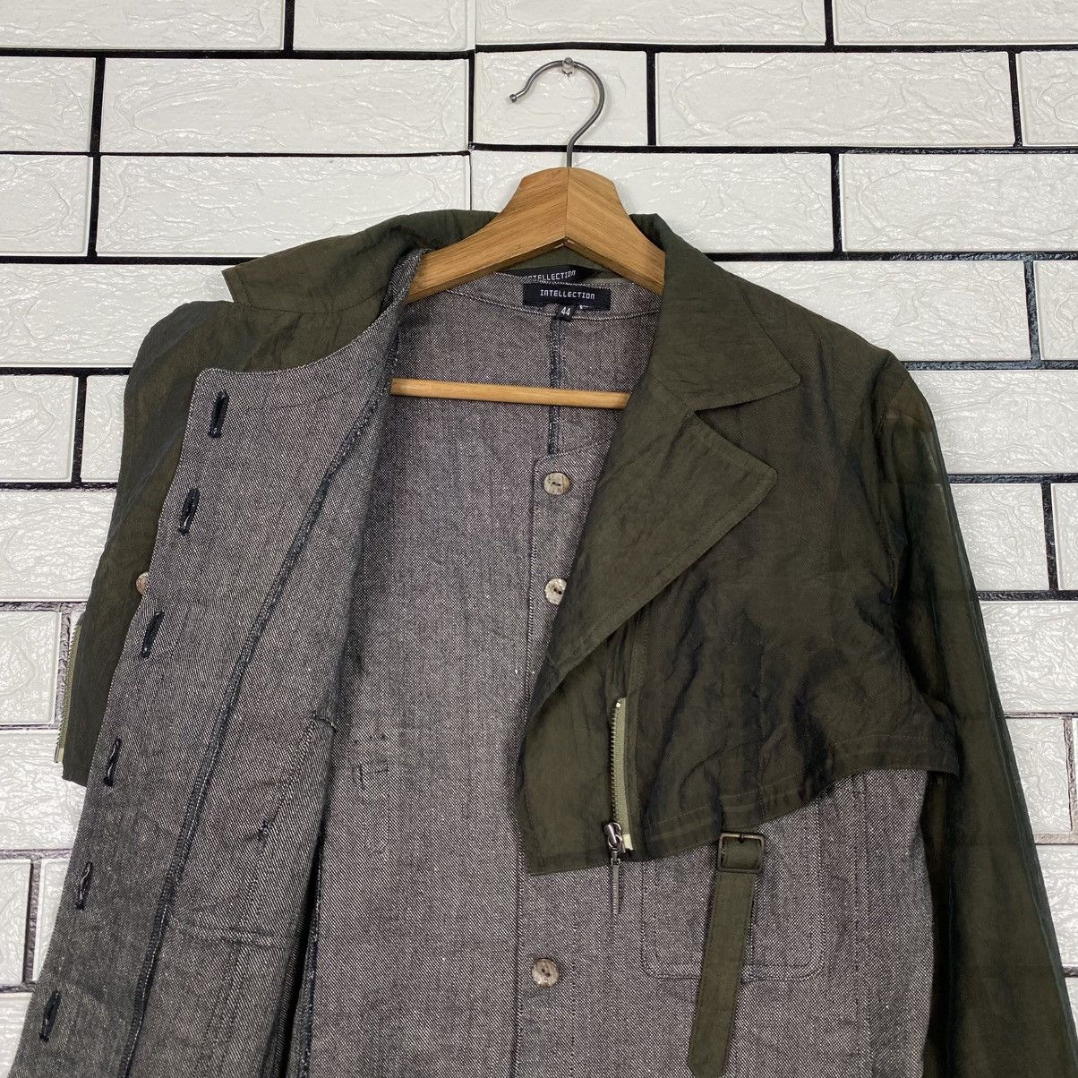 Issey Miyake 📌Vintage Button Jacket Double Astro Style Intellection Size US S / EU 44-46 / 1 - 15 Thumbnail