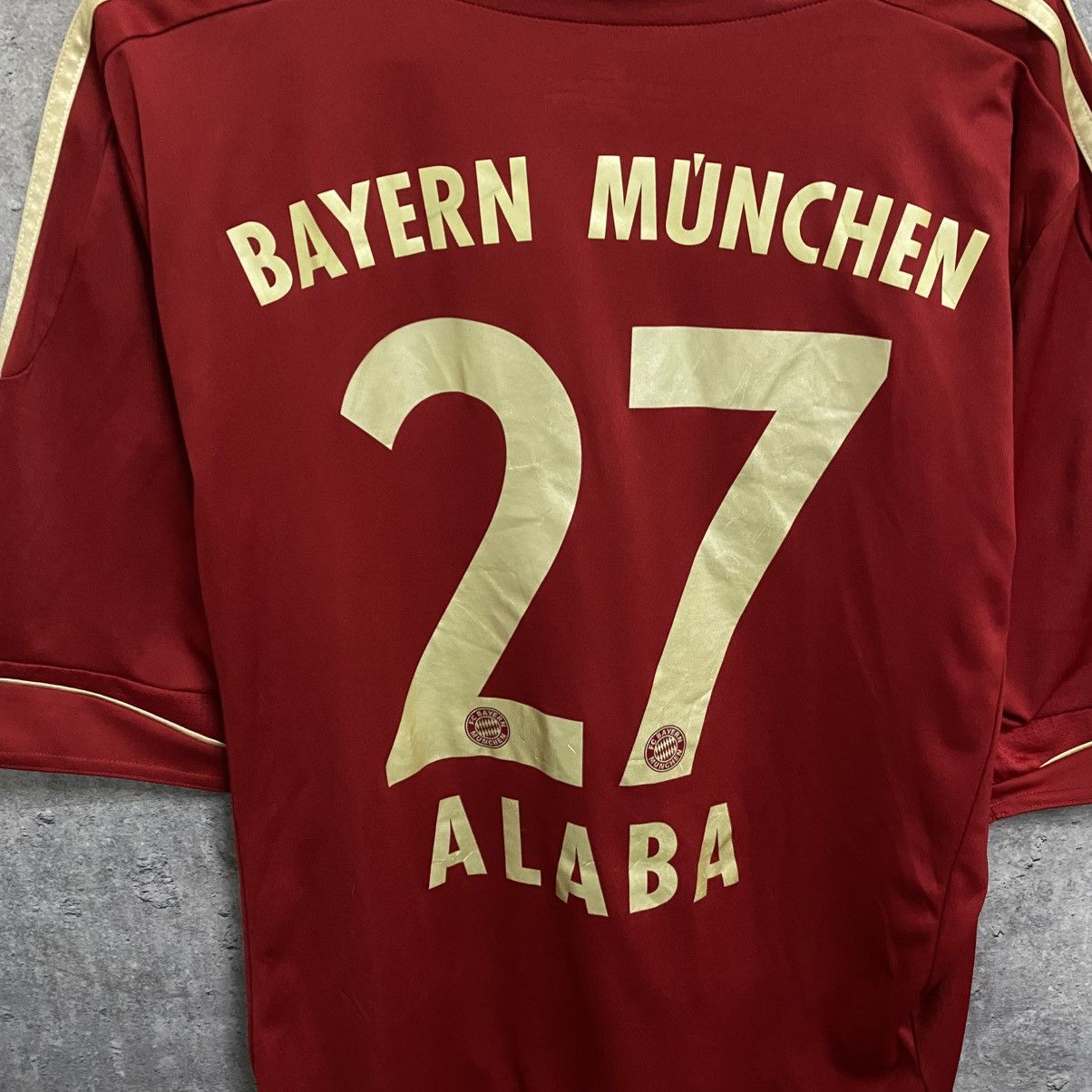 Adidas Vintage Bayern Munich Jersey 2012/13 Shirt #27 David Alaba Size US L / EU 52-54 / 3 - 11 Thumbnail