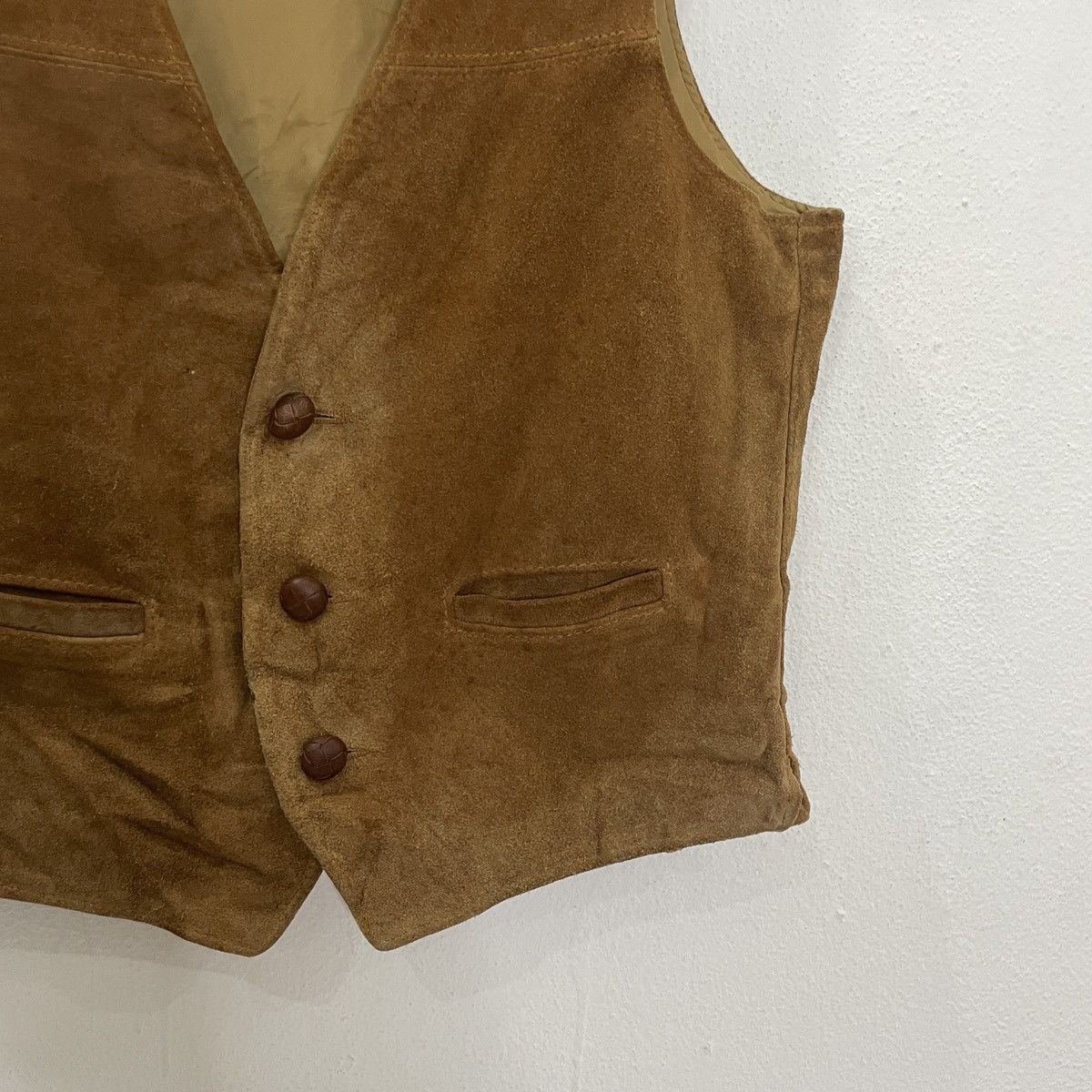 Schott Vintage 80s Schott N.Y.C Leather Sleeveless Jacket Size US S / EU 44-46 / 1 - 2 Thumbnail