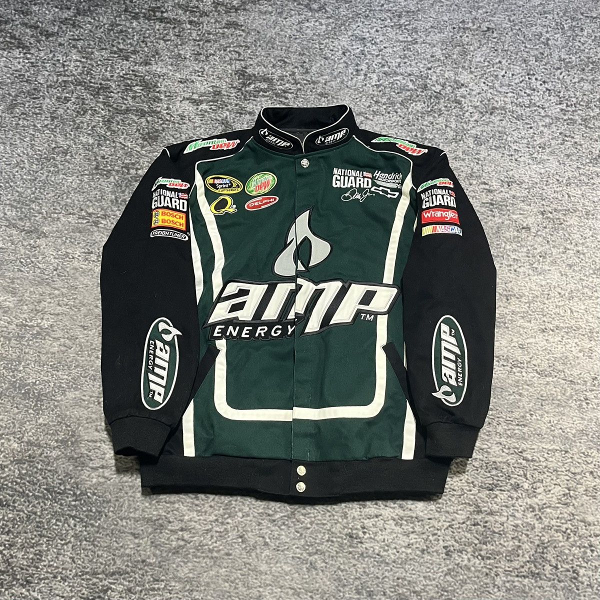 Chase Authentics VINTAGE AMP ENERGY DALE EARNHARDT JR NASCAR RACING JACKET Size US L / EU 52-54 / 3 - 1 Thumbnail