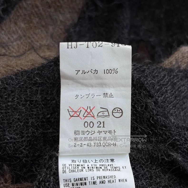 Yohji Yamamoto YOHJI YAMAMOTO Alpaca Wool Destroyed Sweater Size US L / EU 52-54 / 3 - 8 Thumbnail