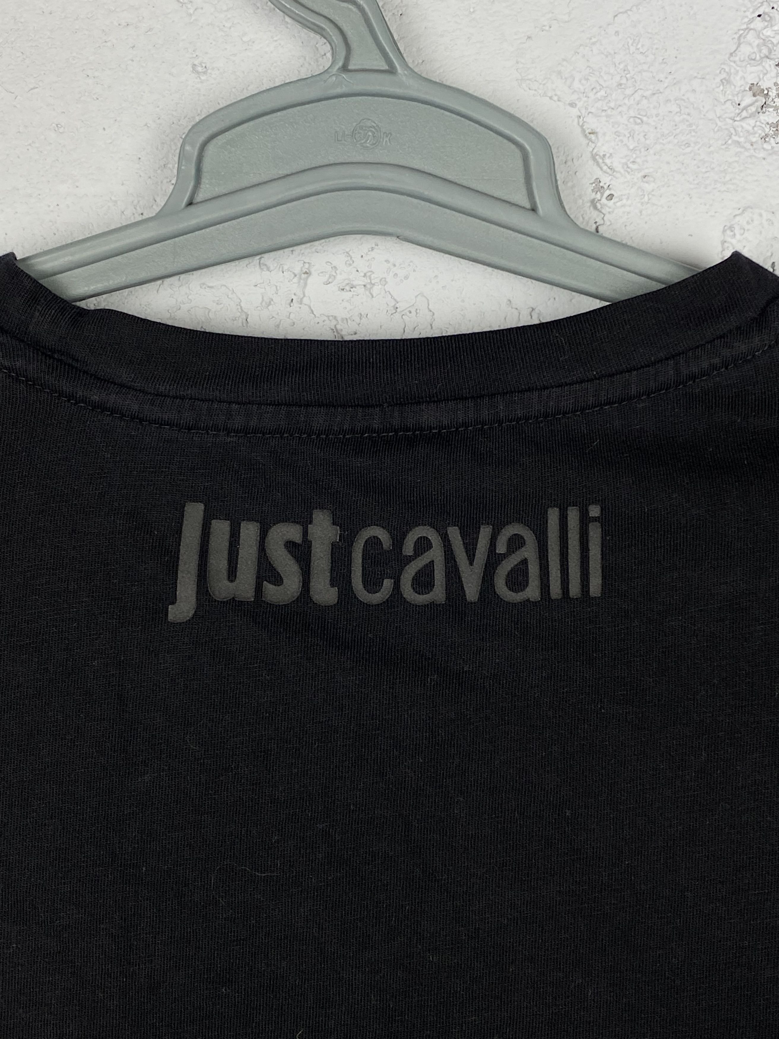 Just Cavalli Just Cavalli Black Triangle Logo T Shirt Size M Size US M / EU 48-50 / 2 - 6 Thumbnail