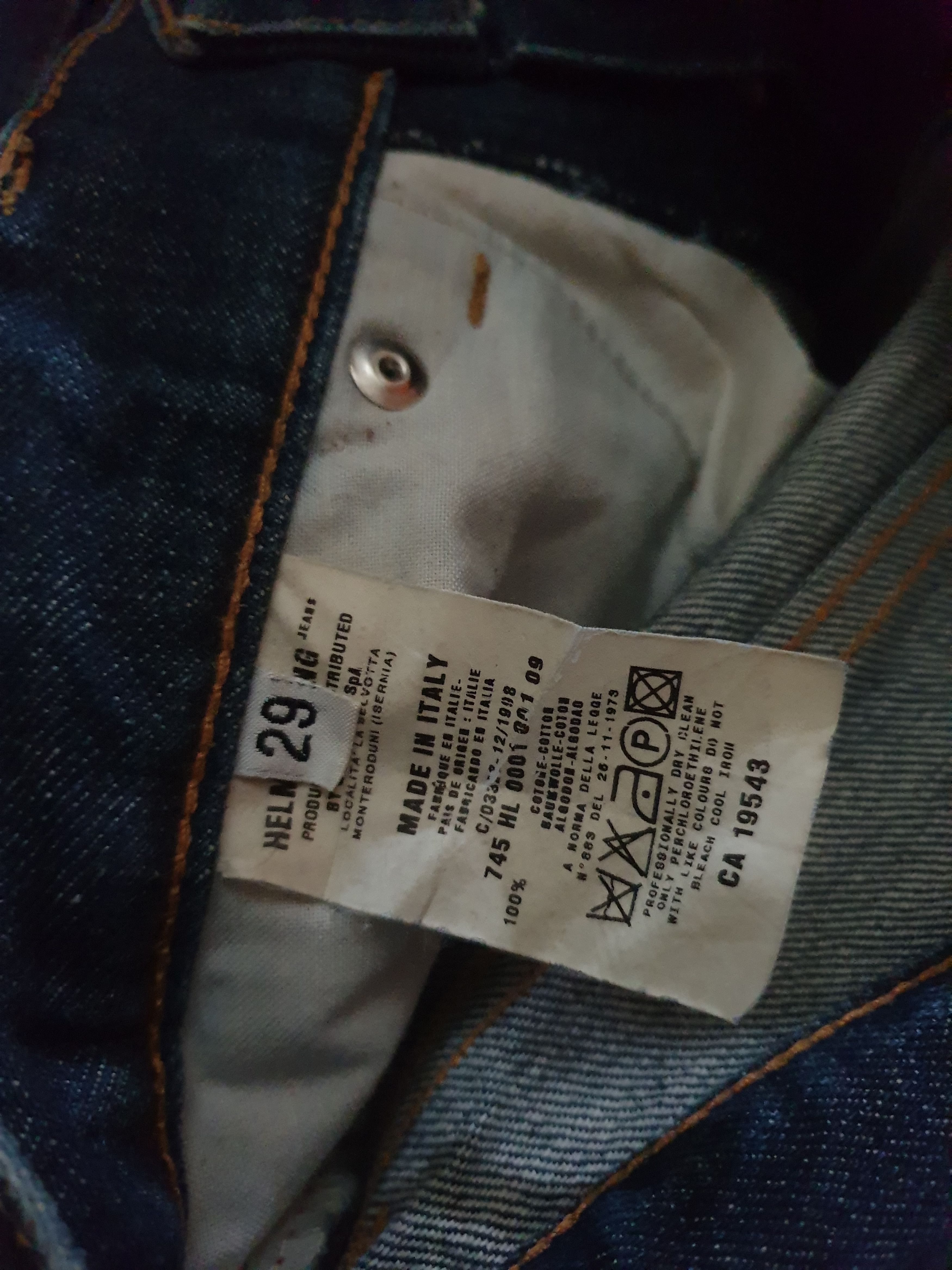 Helmut Lang Helmut Lang streetwear top denim pant Size US 29 - 6 Thumbnail