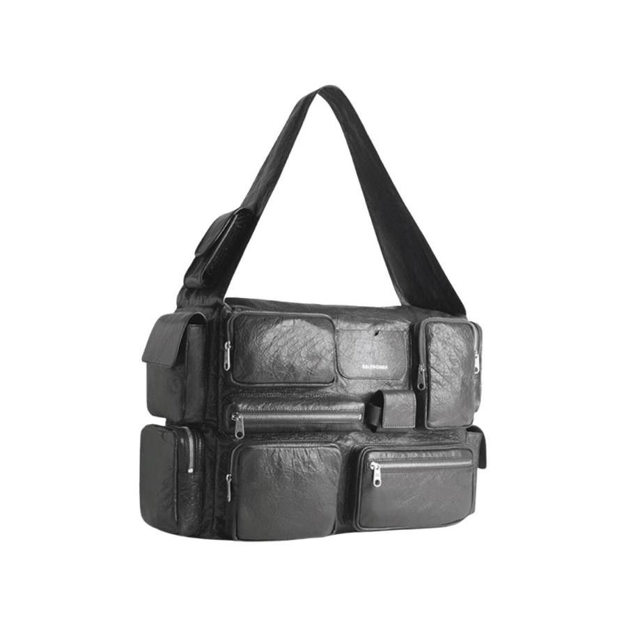 Balenciaga o1la1rc1a0326 Size: OS / Superbusy Sling Bag Large in Grey Size ONE SIZE - 2 Thumbnail