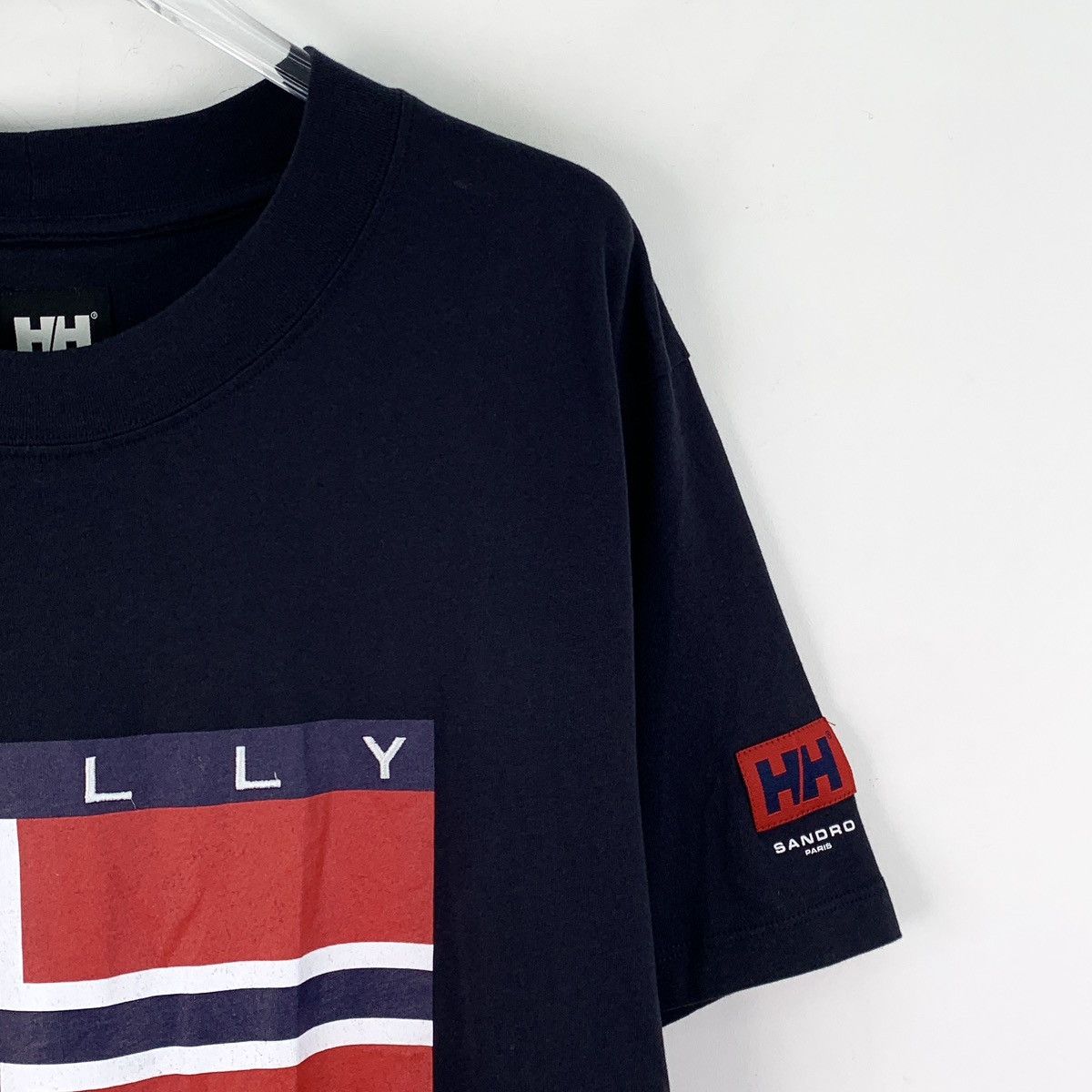 Sandro Sandro x Helly Print Cotton Short Sleeve T-Shirt K26WX Size US S / EU 44-46 / 1 - 3 Thumbnail