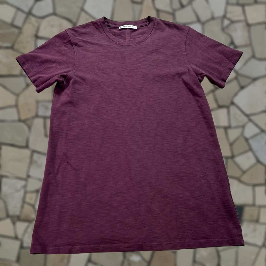 Vintage American Giant Shirt Women Small Purple 100% Supima Cotton Crew Tee Made USA Size S / US 4 / IT 40 - 1 Thumbnail