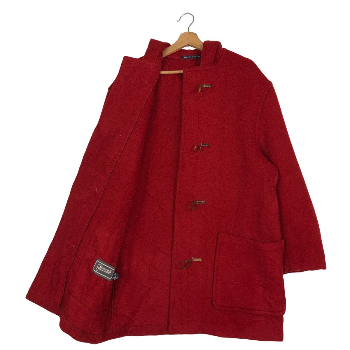 Gloverall 🔥Rich Red - Wool Duffle Coats Jacket Gloveral Made England Size US M / EU 48-50 / 2 - 9 Thumbnail