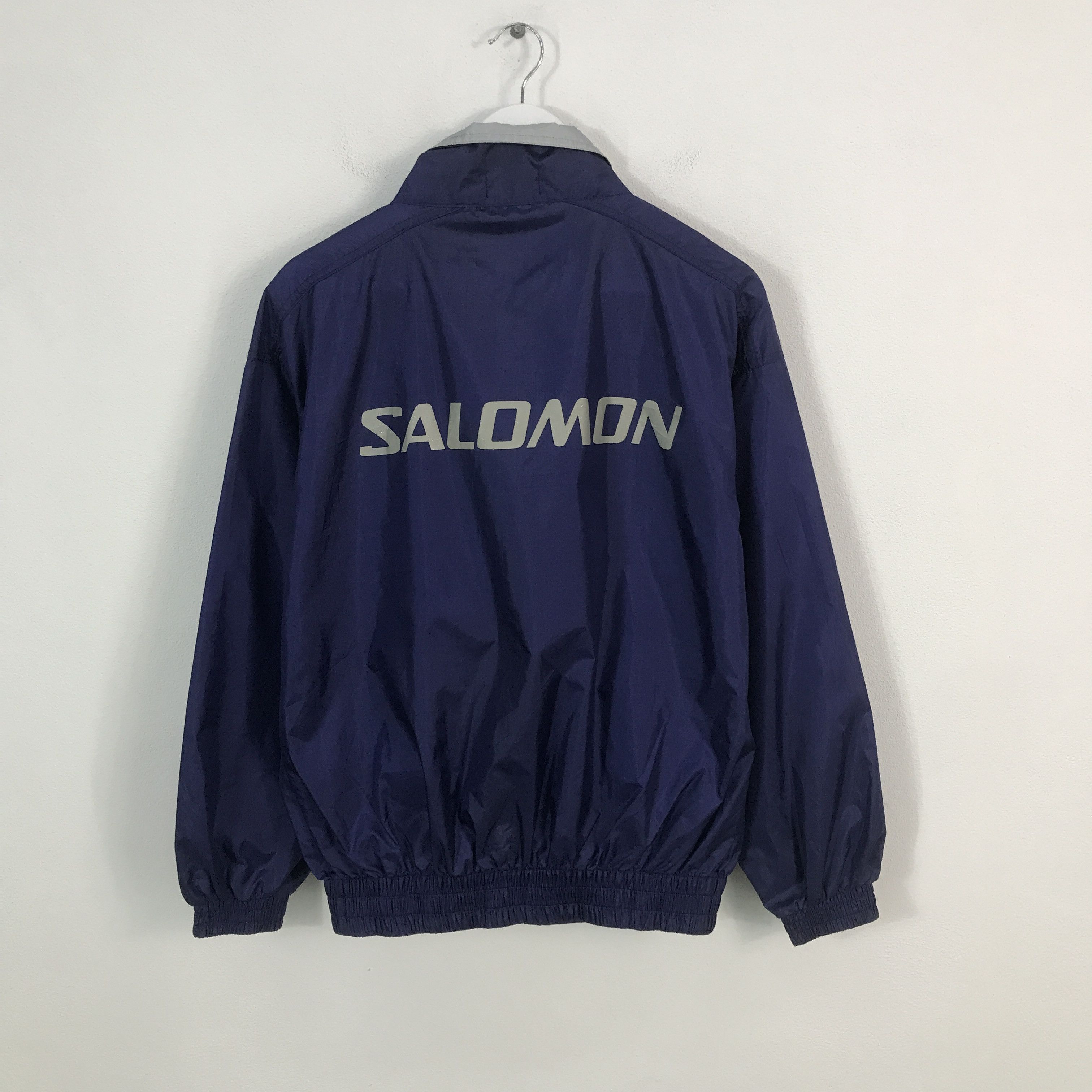 Japanese Brand × Salomon × Vintage Rare Salomon Windbreaker zipper jacket Size US M / EU 48-50 / 2 - 3 Thumbnail