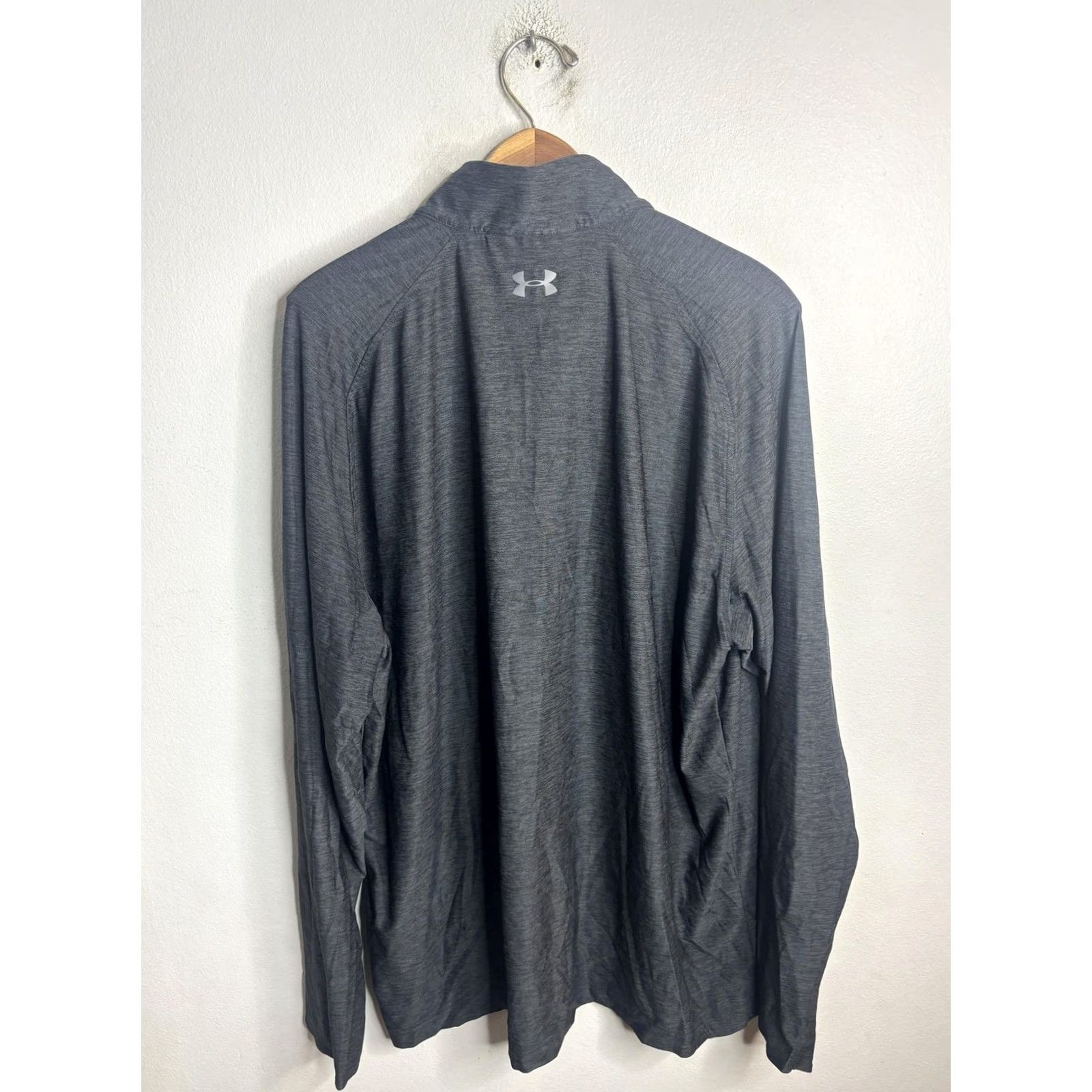 Under Armour Under Armour Pullover Shirt Mens XL Gray Quarter Zip Long Sleeve Athletic Loose Shirt Size US XL / EU 56 / 4 - 5 Thumbnail