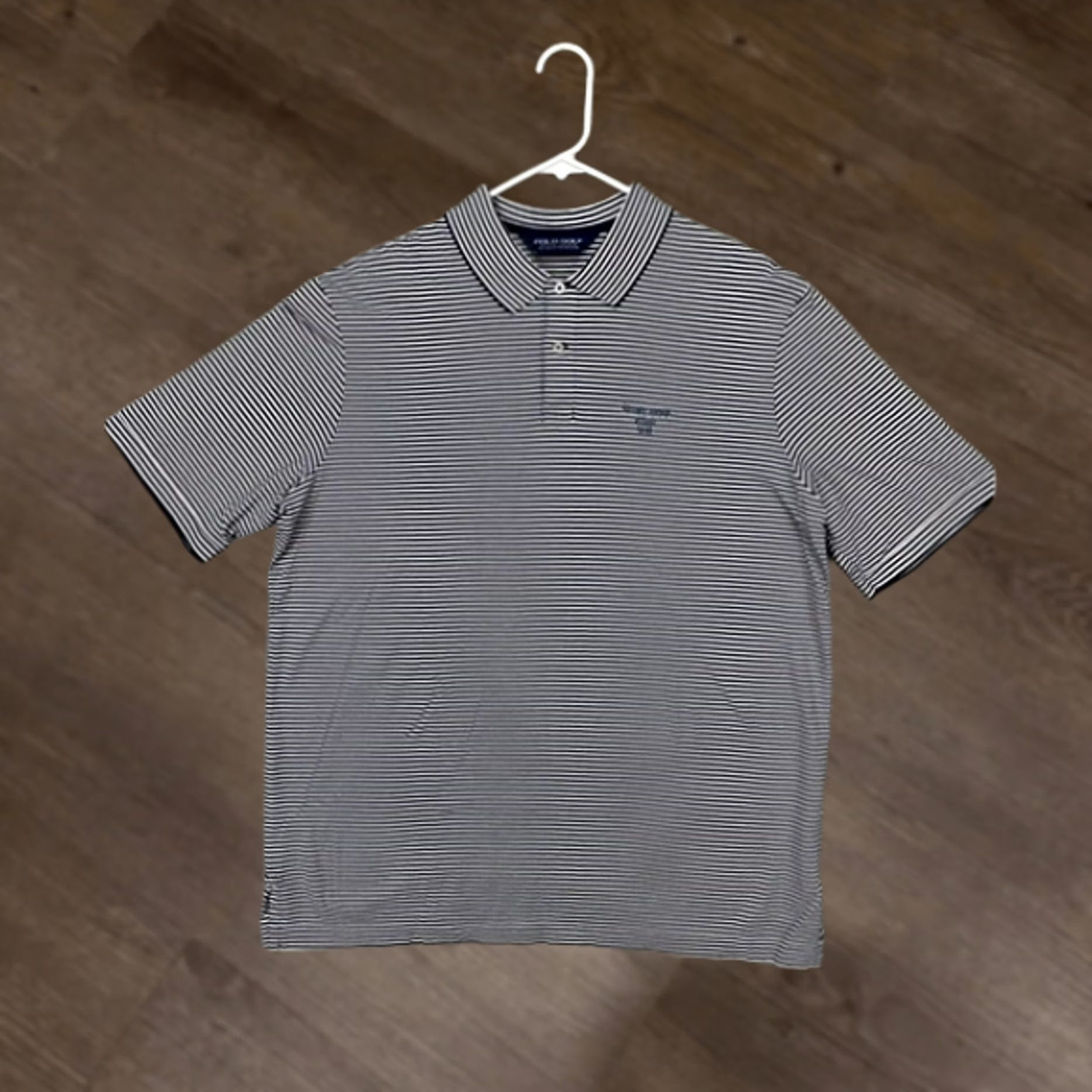Polo Ralph Lauren Polo Ralph Lauren Shirt Men Large Blue Candy Striped Pima Cotton Polo Rugby Golf Short Sleeve Size US L / EU 52-54 / 3 - 1 Thumbnail