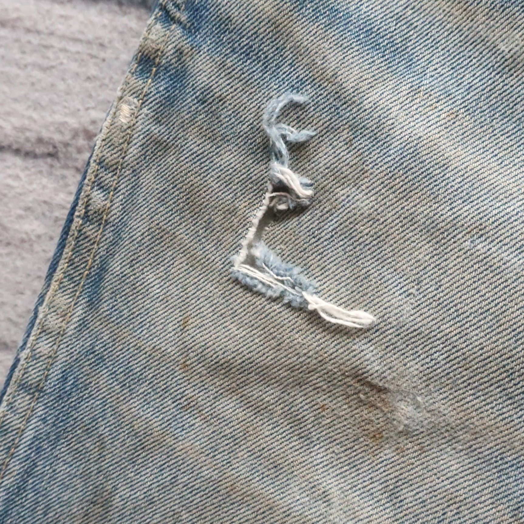 Vintage Vintage Big Yank Jeans Union Made Denim Jeans 30x29 Medium Wash Men Bootscut XX Vintage 60s Mens Size US 30 / EU 46 - 7 Thumbnail