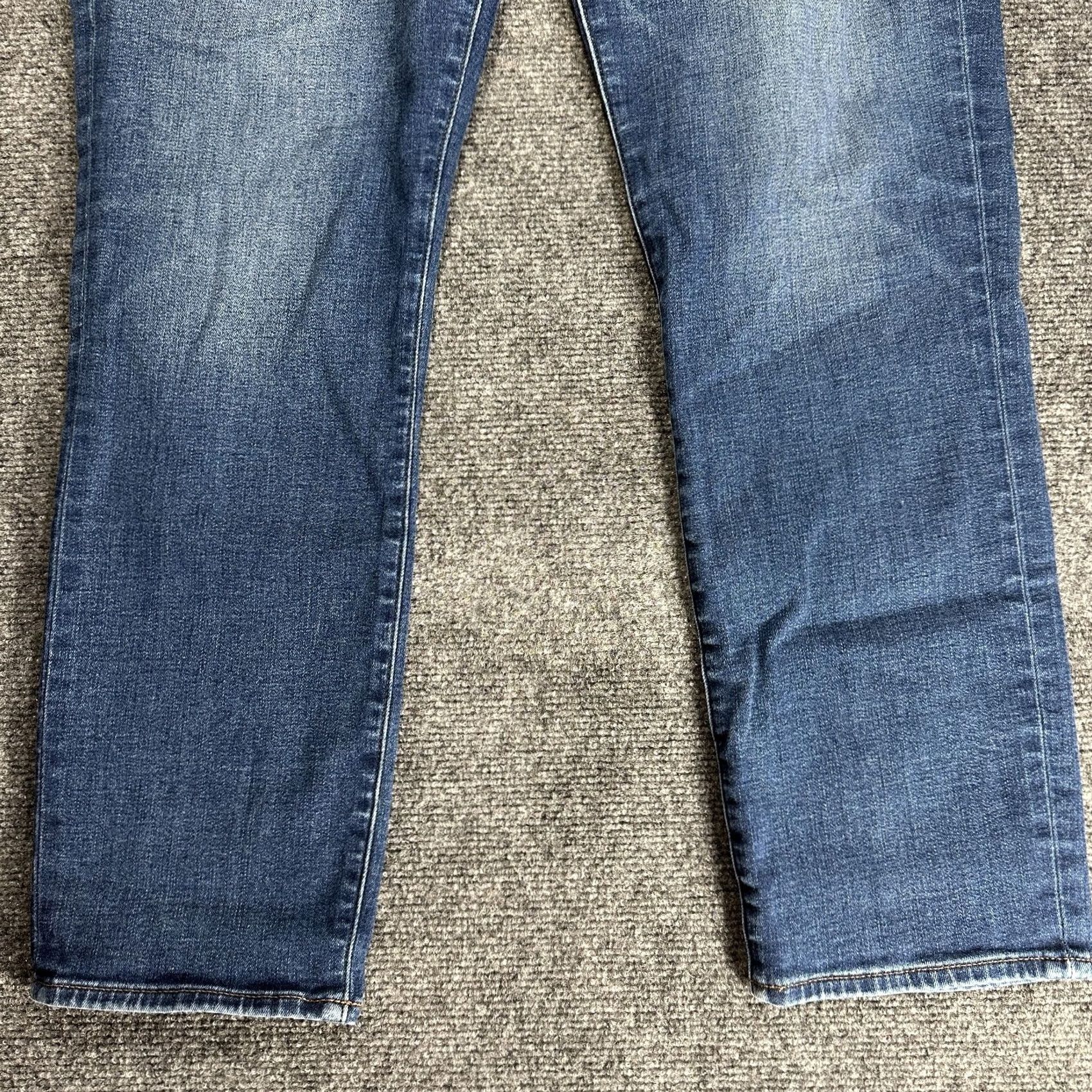 Express Express Jeans Mens Slim Fit 34 Cotton Stretch 5-Pocket Design Medium Wash Denim Shirt Size US 34 / EU 50 - 2 Thumbnail