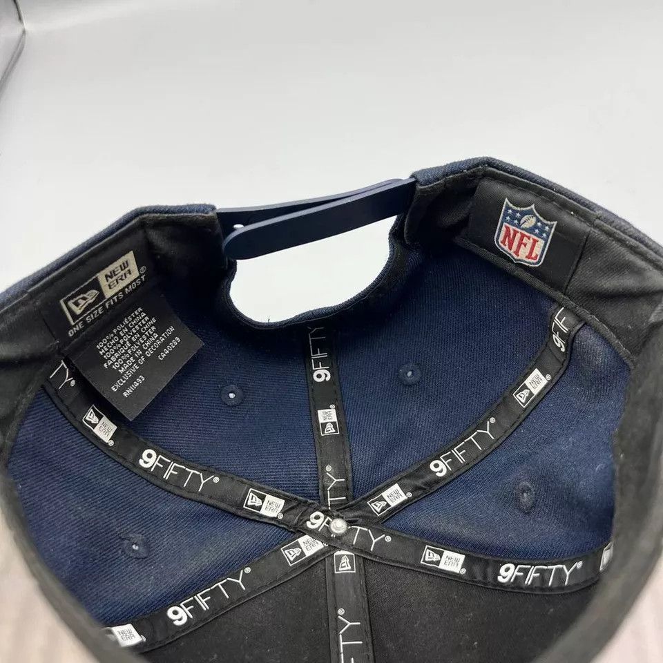 New Era Dallas Cowboys Hat Men Blue 9Fifty New Era NFL Snap Back Cap Size ONE SIZE - 6 Thumbnail