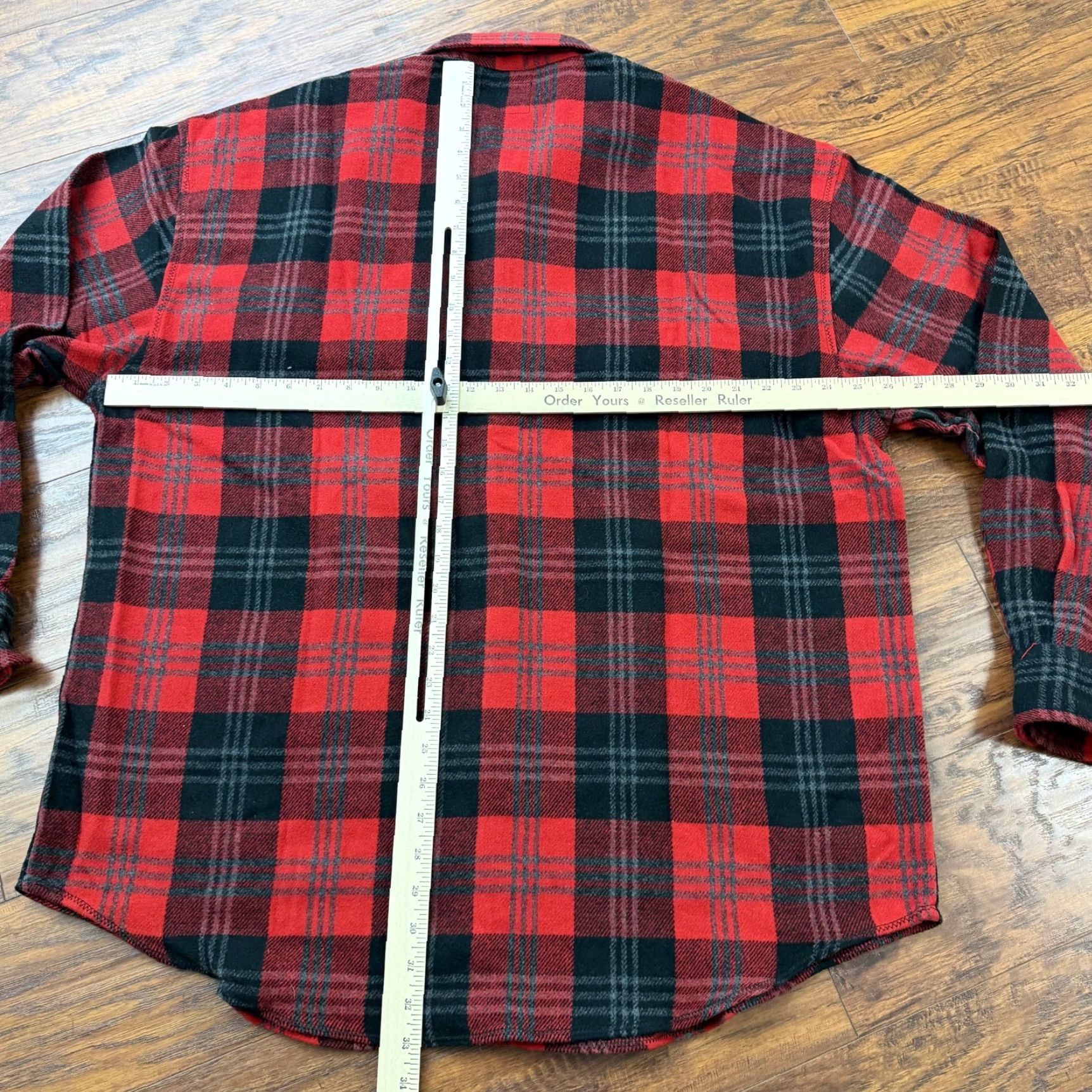 Gap VINTAGE GAP Shirt Mens XL Red Wool Blend Flannel Long Sleeve Pockets Size US XL / EU 56 / 4 - 5 Thumbnail