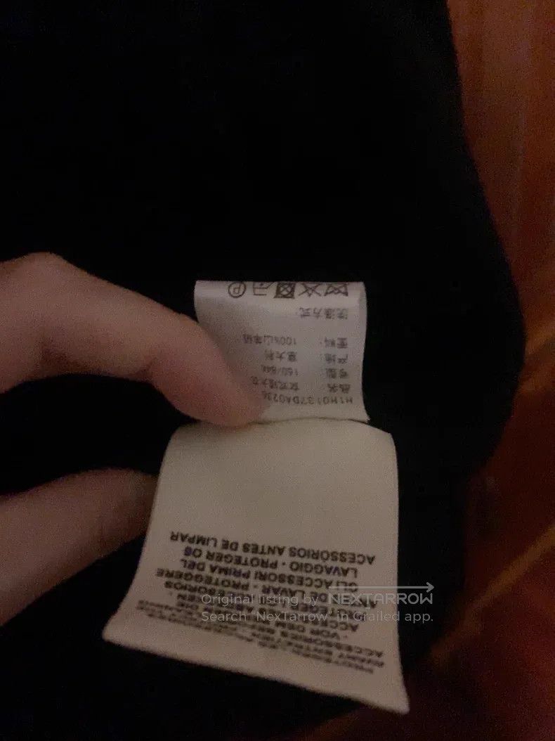 Hermes Hermes Black Cashmere Jacket with Diagonal Zipper Design - Size XS / US 0-2 / IT 36-38 - 5 Thumbnail