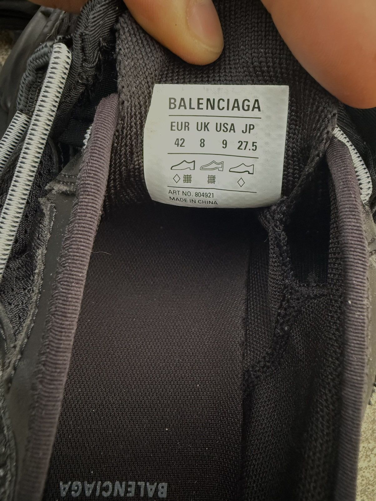 Balenciaga SS25 Hike Sneakers Black Size US 9 / EU 42 - 11 Thumbnail
