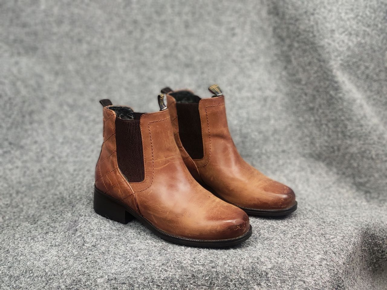 Barbour Barbour Rimini Waterproof Chestnut Chelsea Leather Boots Size US 5 / IT 35 - 3 Thumbnail