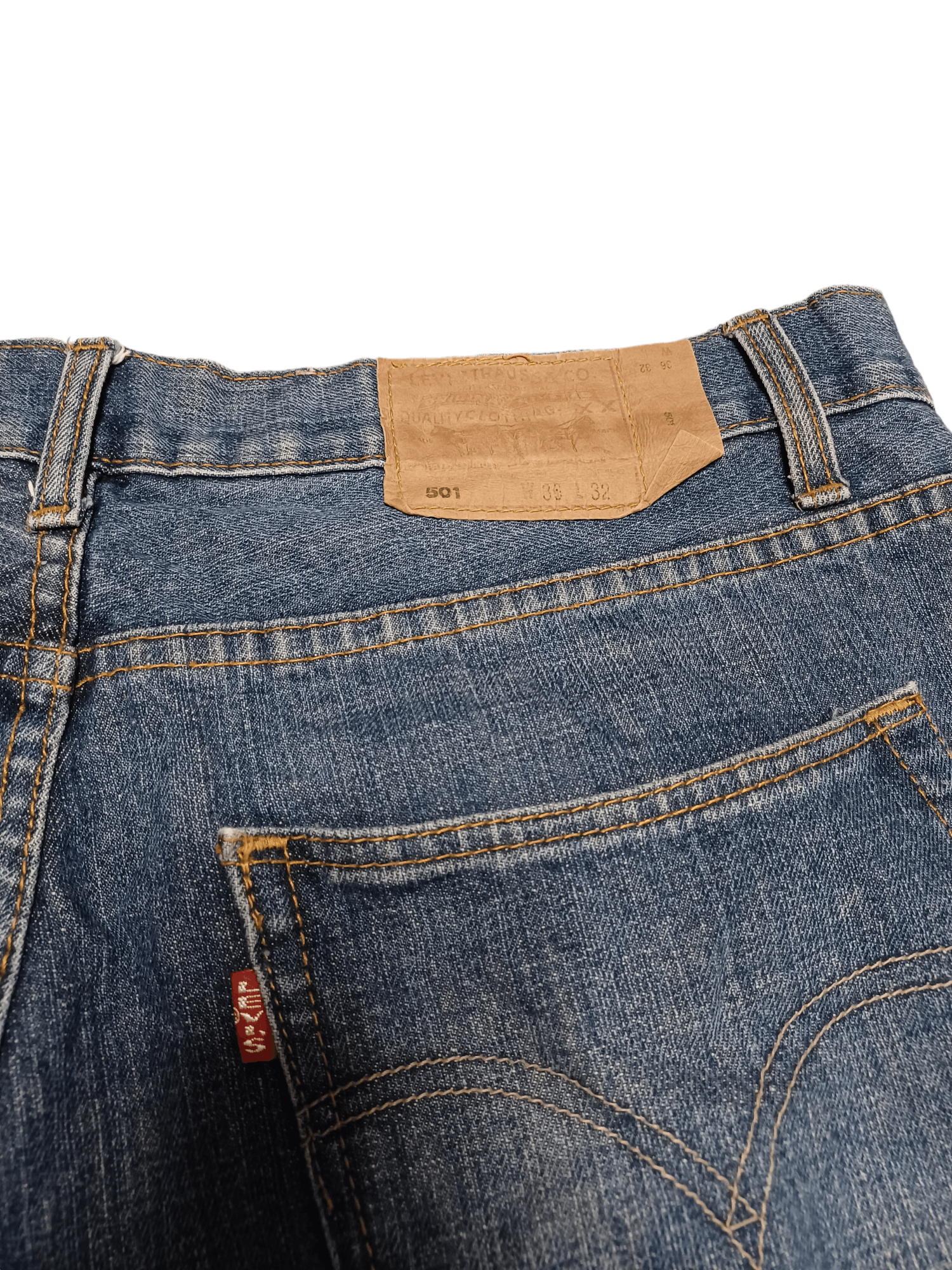 Levi's Vintage Clothing LEVI`S 501 BAGGY VINTAGE JEANS DENIM W36 L32 SK8 Size US 36 / EU 52 - 7 Thumbnail