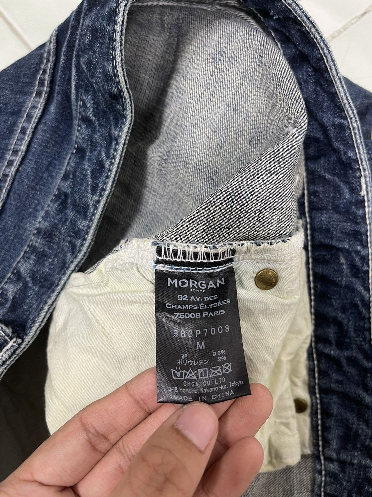 GOSTAR DE FUGA Morgan Homme High Waist Flare Jeans Size US 30 / EU 46 - 17 Thumbnail