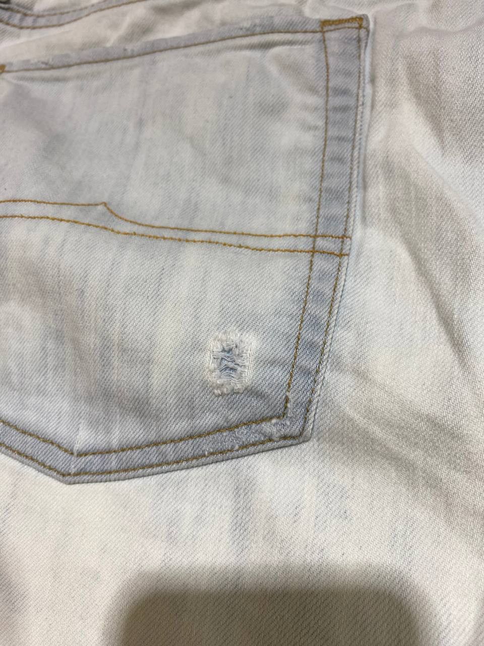 Polo Ralph Lauren Vintage Polo Ralph Lauren Faded Blue Straight Leg Jeans Size US 30 / EU 46 - 16 Thumbnail