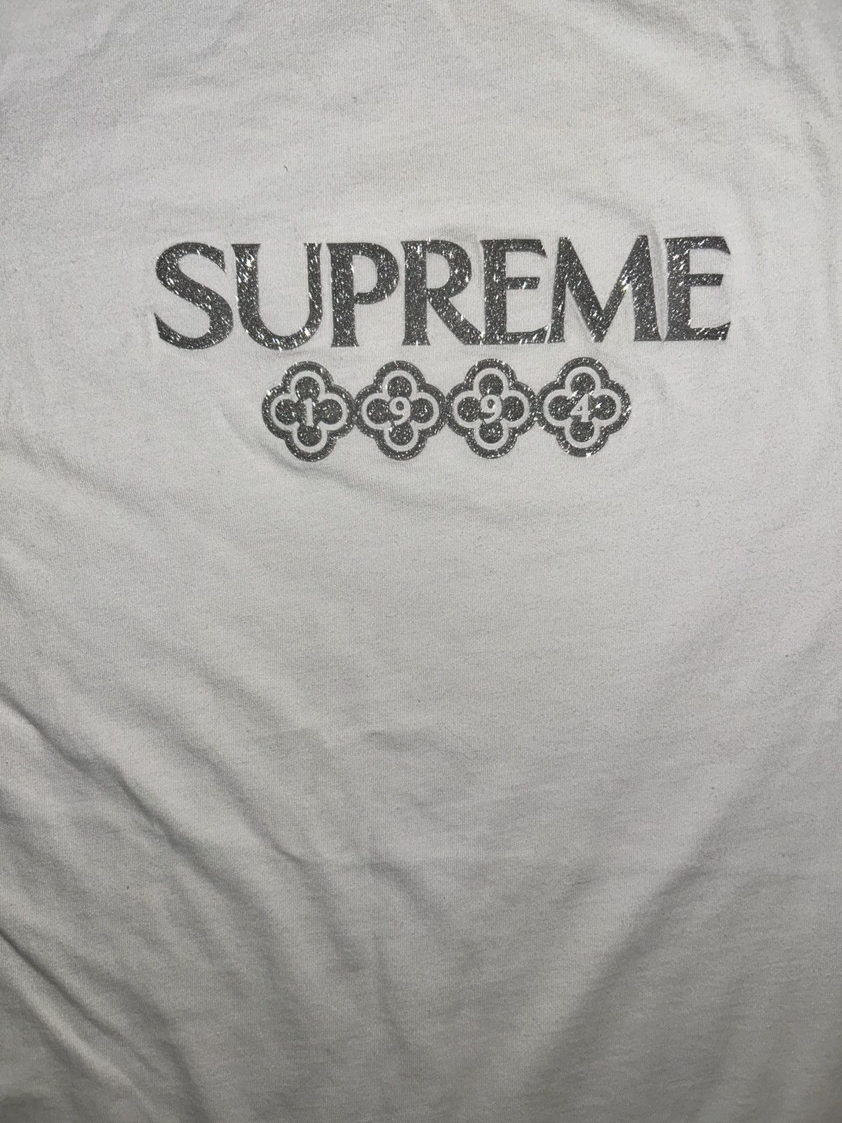 Supreme Supreme Glitter Tee Size US L / EU 52-54 / 3 - 2 Thumbnail