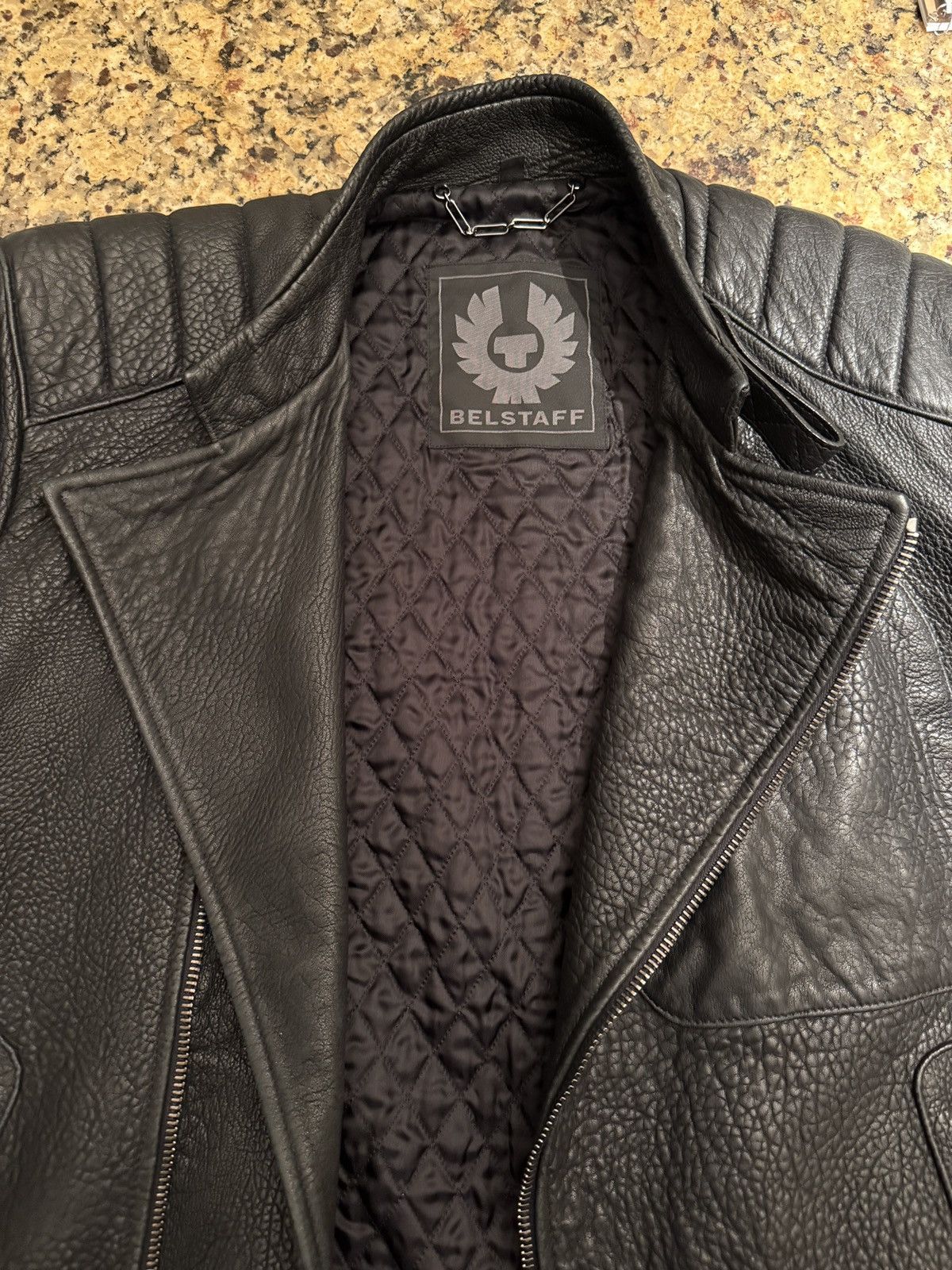 Belstaff Belstaff Black Leather Moto Jacket – Quilted Shoulders Size US M / EU 48-50 / 2 - 7 Thumbnail
