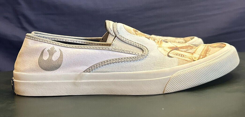 Sperry Sperry Star Wars Slip STS17649 R2-D2 C-3PO Sz 9.5 Size US 9.5 / EU 42-43 - 4 Thumbnail