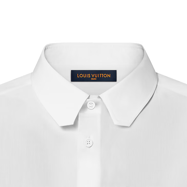 Louis Vuitton Embroidered Long-Sleeved Cotton Shirt - 41 3L Size 42S - 4 Thumbnail