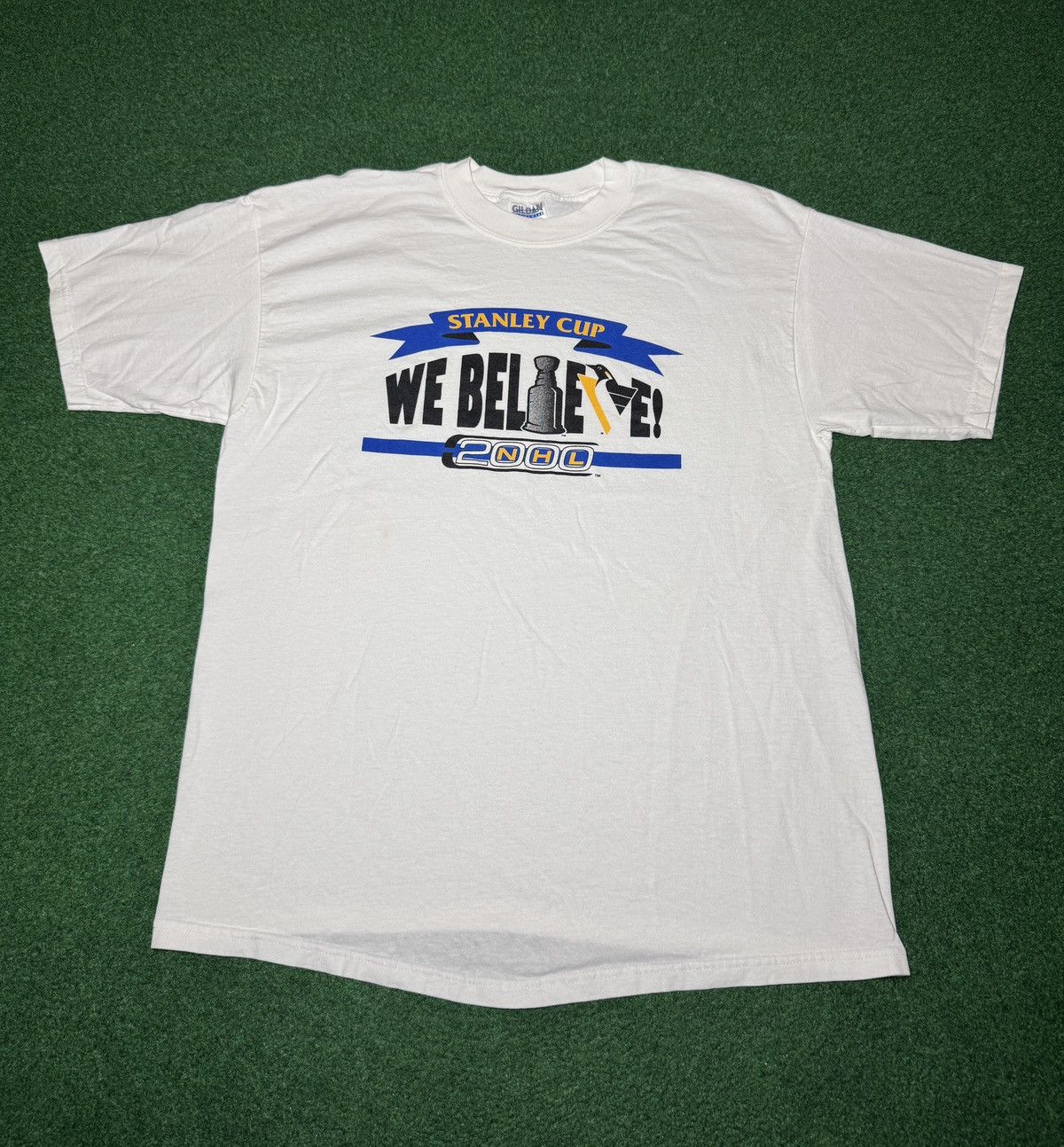 Vintage Vintage Pittsburgh Penguins Y2K 90s Stanley Cup XL T Shirt Size US XL / EU 56 / 4 - 1 Thumbnail