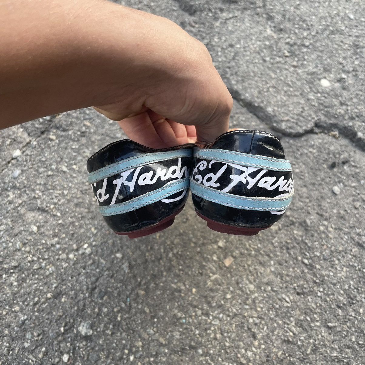 Ed Hardy × If Six Was Nine Ed hardy 90s fire scull bones chrome SHOES BALLET platforms Size US 5 / IT 35 - 5 Thumbnail