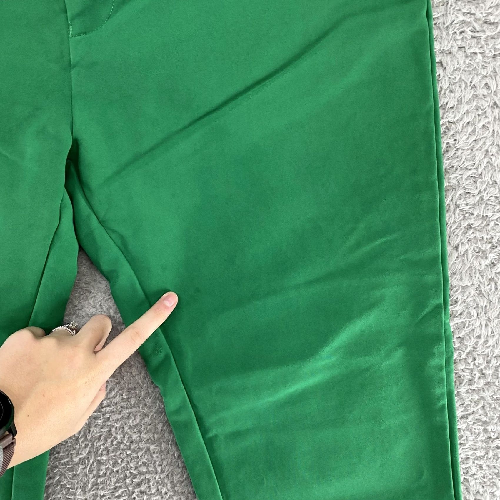 Vintage Bogey Boys Pants Mens 36 Green Chino Golf Casual Straight Leg 100% Cotton Size US 36 / EU 52 - 4 Thumbnail