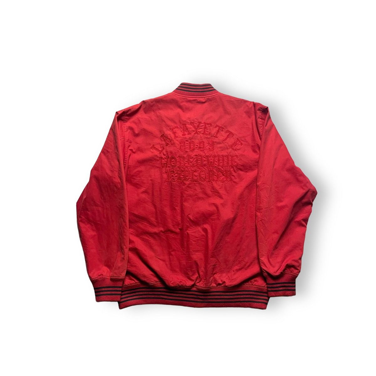 Lafayette 148 LAFAYETTE EMBROIDERED SPELL OUT VARSITY JACKET Size US XL / EU 56 / 4 - 10 Thumbnail