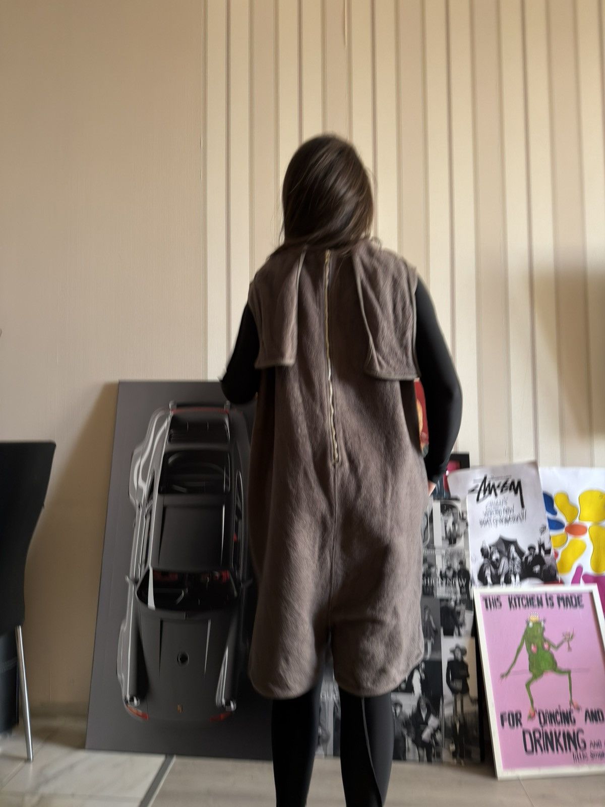Rick Owens Rick Owens fleece overall moody FW 2014 Size US 42 / EU 58 - 16 Thumbnail