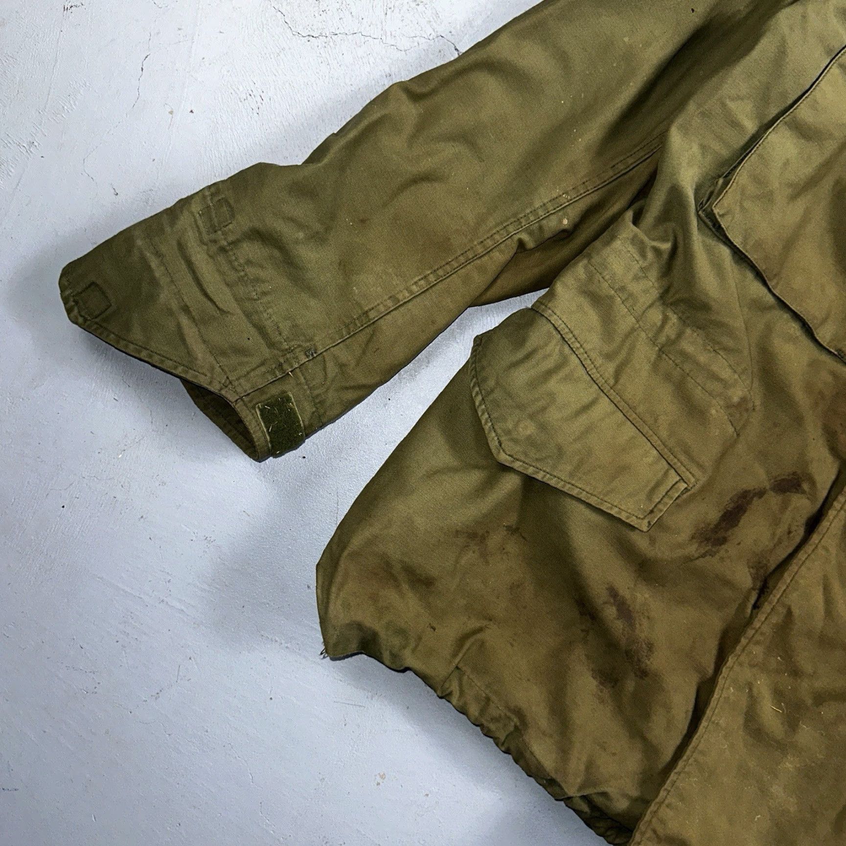 Vintage VINTAGE U.S. ARMY M-65 JACKET Coat Green Nylon All Seasons Full Zip Hooded Pockets Men M Medium VTG Vietnam 70s Style Military Jacket Size US M / EU 48-50 / 2 - 4 Thumbnail