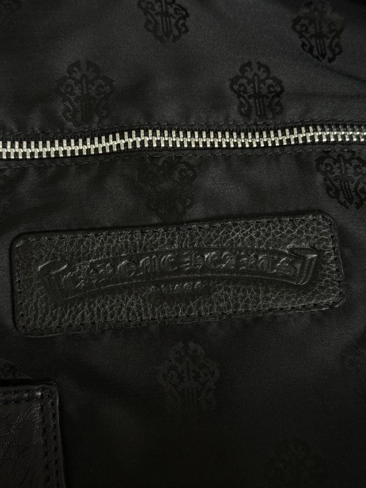 Chrome Hearts Rare 90s - Big Dagger Embellished Leather Duffle Bag Size ONE SIZE - 15 Thumbnail