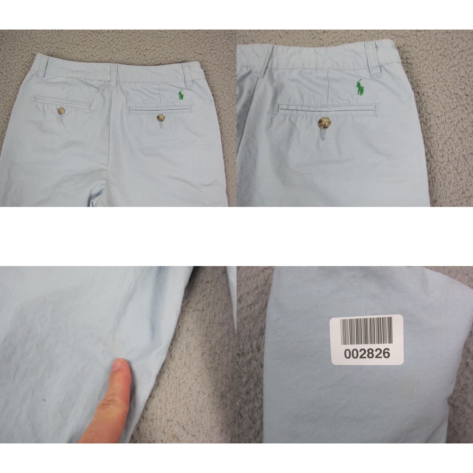 Polo Ralph Lauren Polo Ralph Lauren Pants Womens 16 Blue Straight Leg Chino Casual Beach City Preppy 16 Womens Pants Size 38" / US 16 / IT 52 - 10 Thumbnail