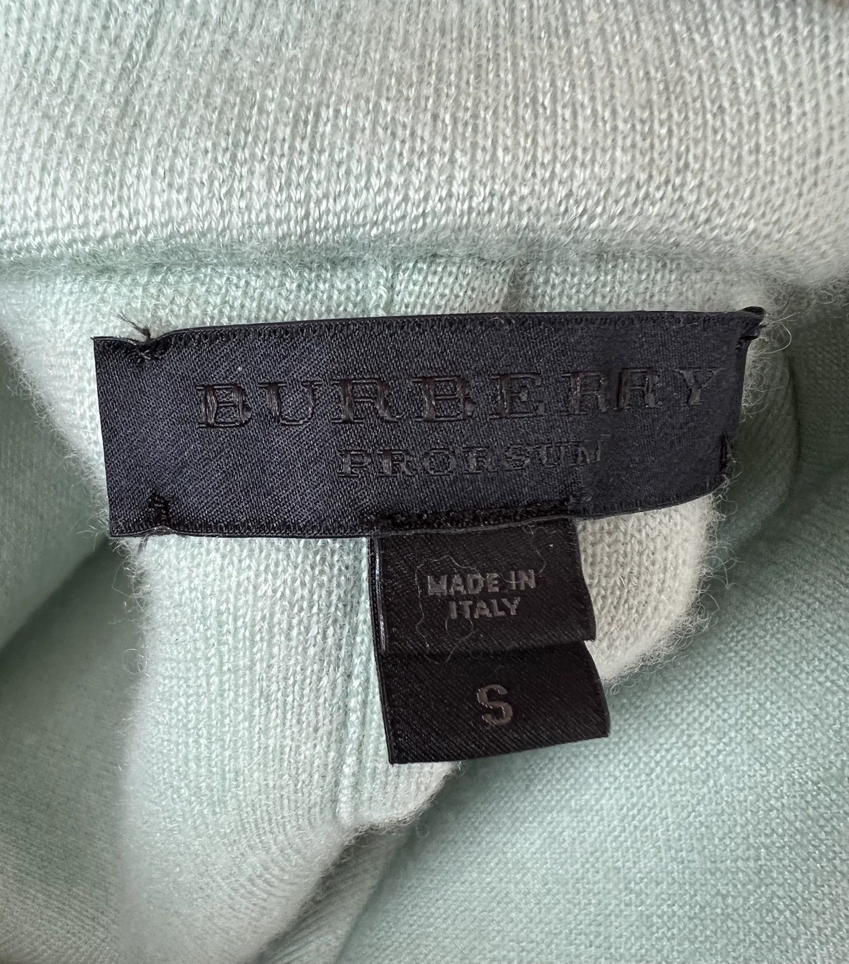 Burberry Burberry Prorsum Cashmere Silk Oversized Mint Green Coat S Size US S / EU 44-46 / 1 - 7 Thumbnail