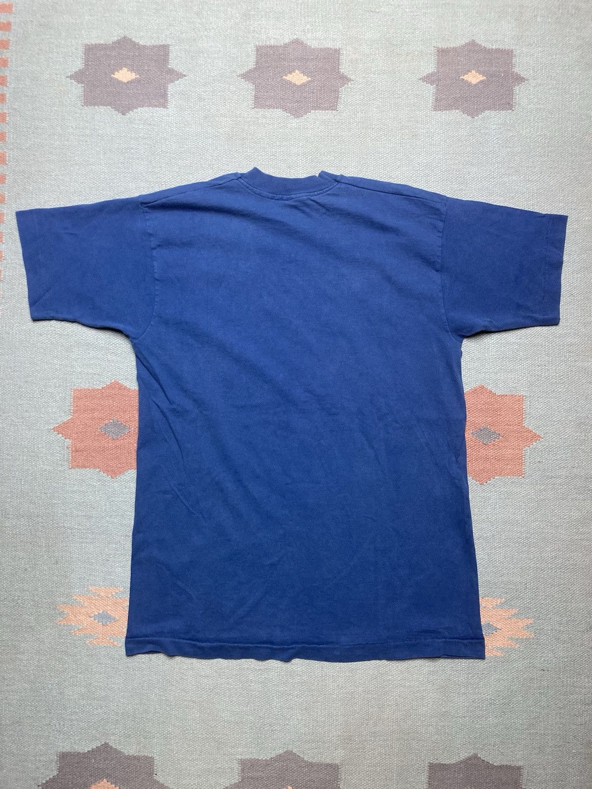 Fruit Of The Loom × Vintage Vtg 90s blank t shirt fruit of the loom faded cotton large Size US L / EU 52-54 / 3 - 6 Thumbnail