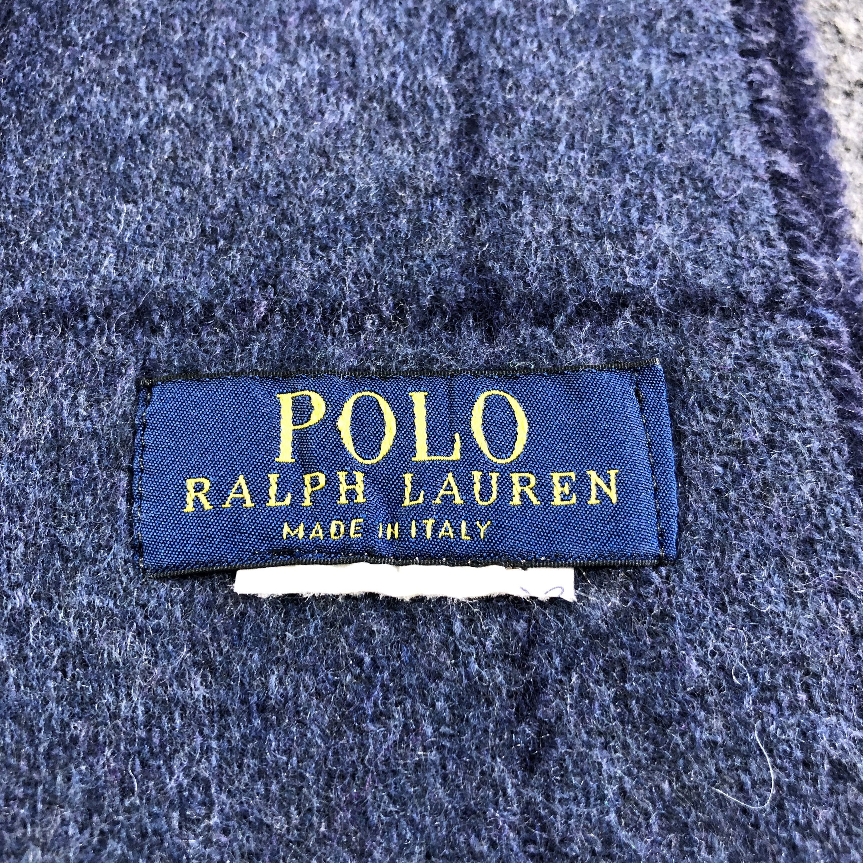 Polo Ralph Lauren Polo Ralph Lauren Wool Scarf Muffler V1927 Size ONE SIZE - 6 Thumbnail