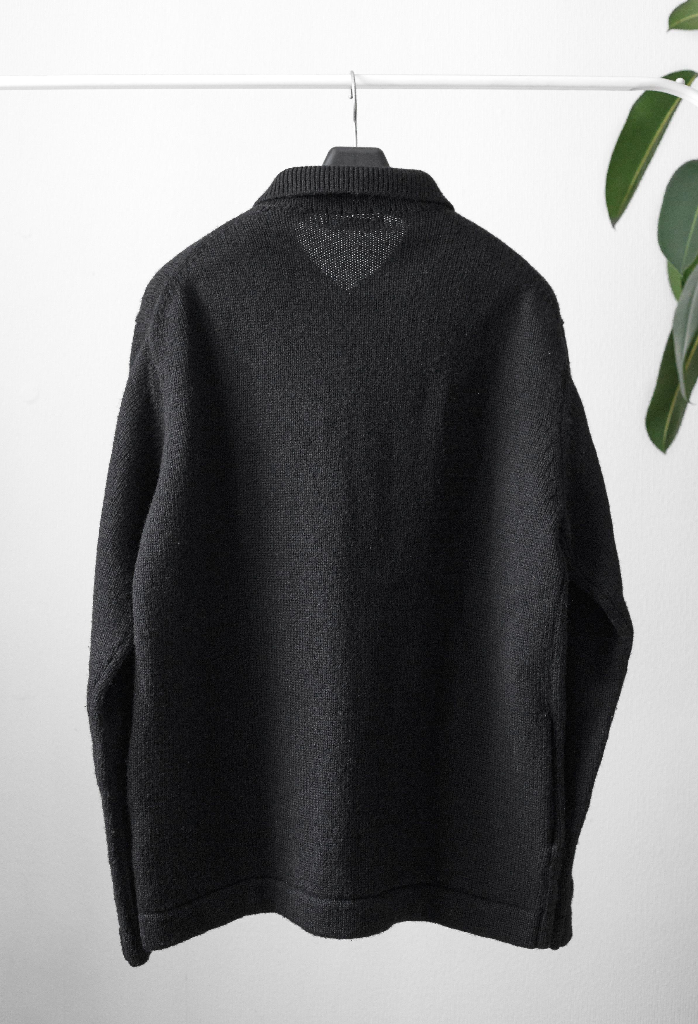 Yohji Yamamoto heavy wool knit jacket Size US M / EU 48-50 / 2 - 3 Thumbnail