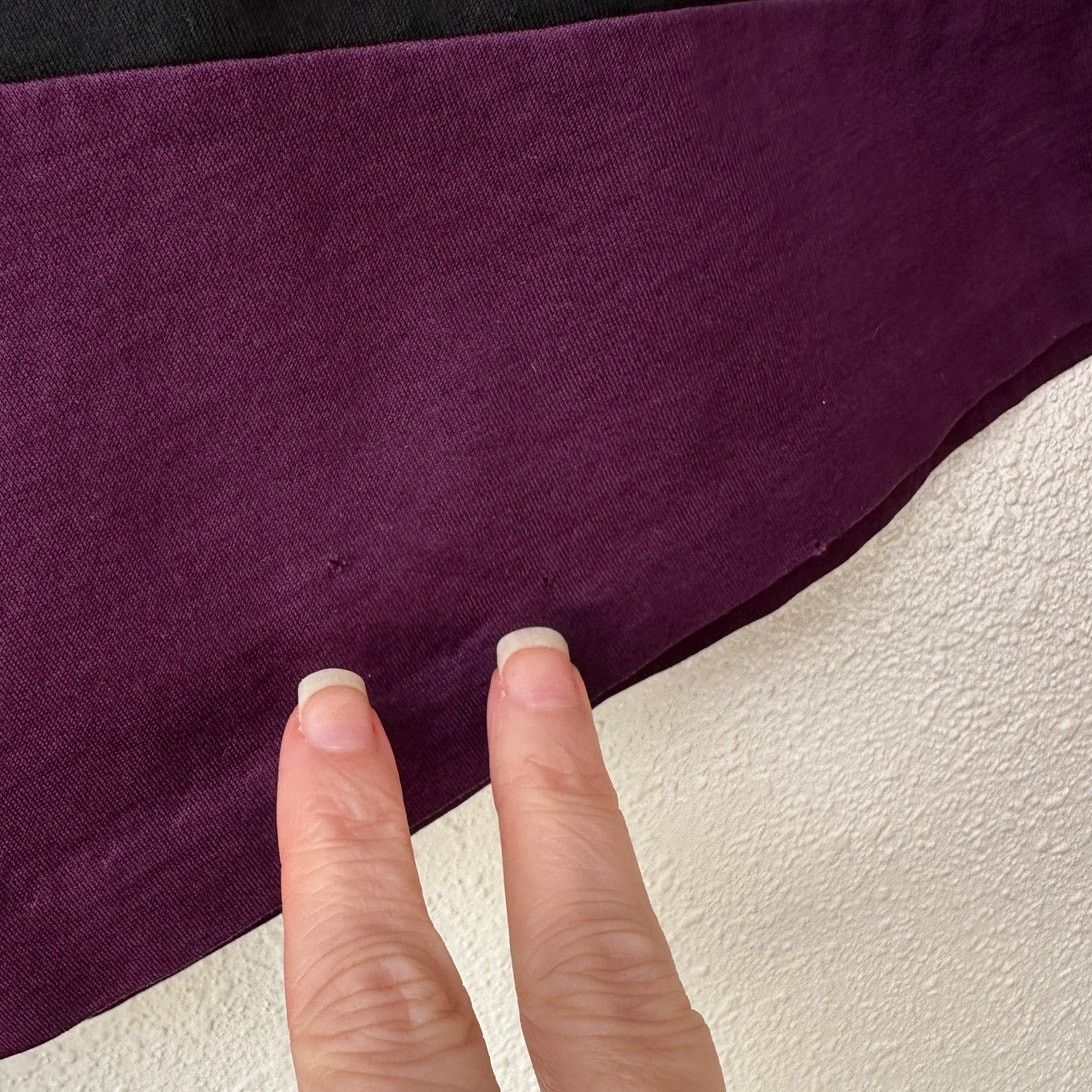 Paul Smith Paul Smith Tee Black Purple Womens US L Colorblock Size L / US 10 / IT 46 - 11 Thumbnail