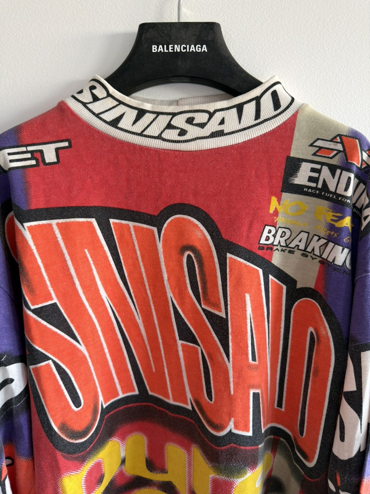 Honda *RARE* 90s VINTAGE JERSEY MOTOCROSS SINISALO AOP RARE Size US XL / EU 56 / 4 - 11 Thumbnail