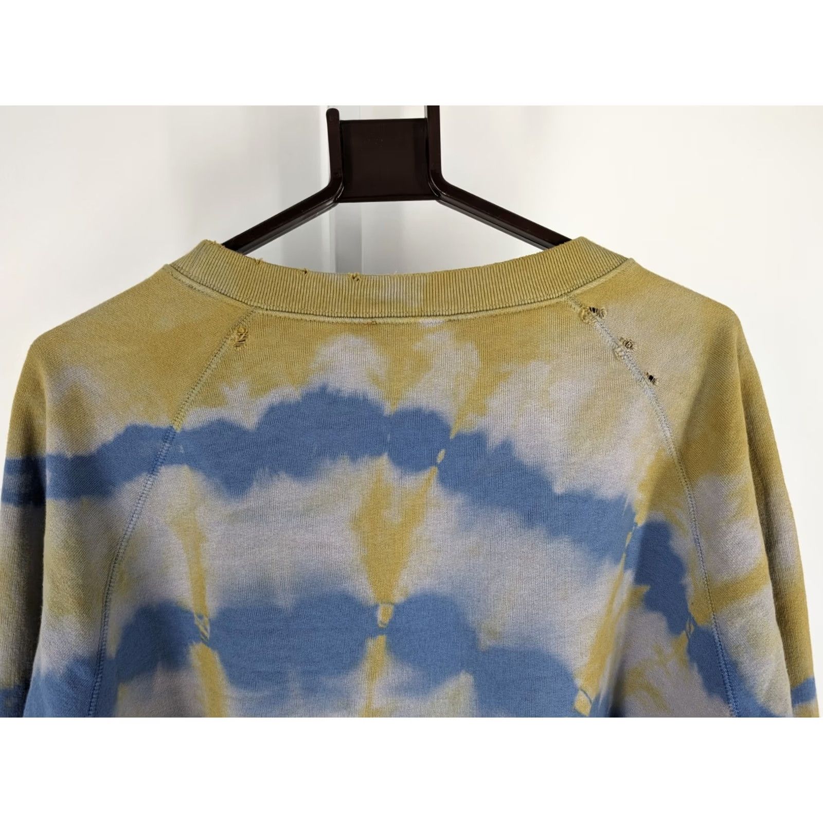 Yves Saint Laurent Saint Laurent Sweatshirt XL Multicolor Grunge Pullover Men Long Sleeve Tie-dye Runway Look 22 Thrashed Size US XL / EU 56 / 4 - 4 Thumbnail