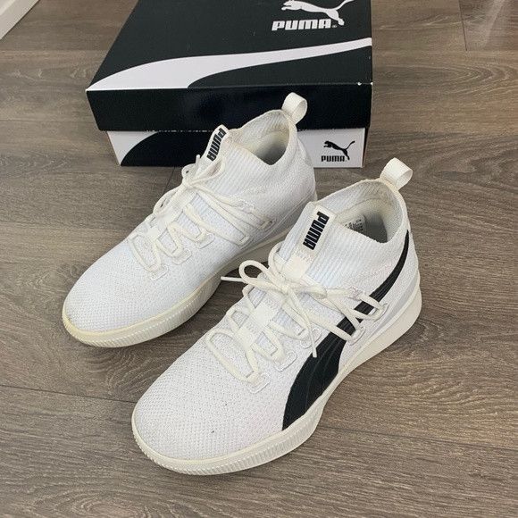 Puma Puma Clyde Court GW Jr Running Shoes Sneakers White Size 6.5 Size US 6.5 / IT 36.5 - 5 Thumbnail